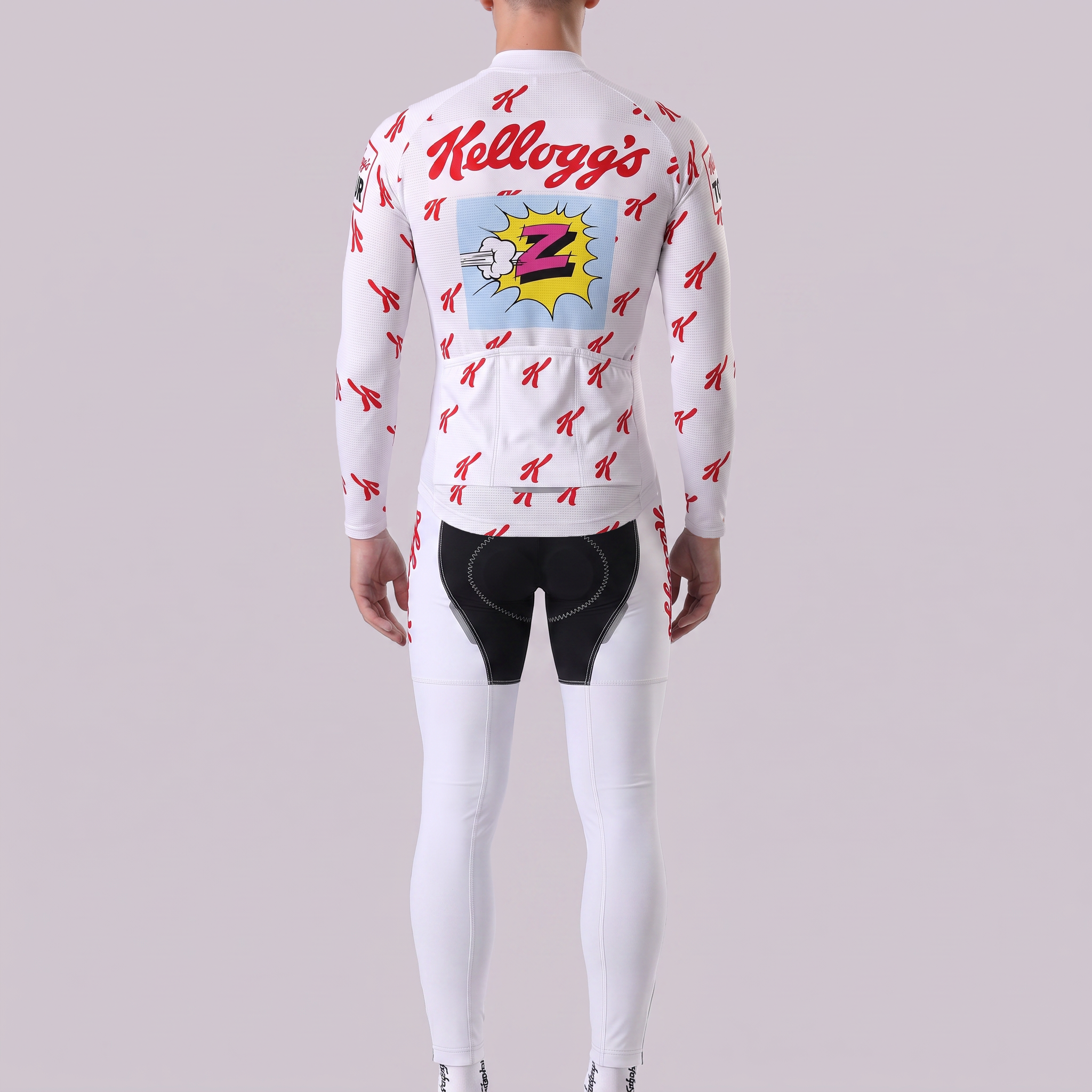 1990 Kellogg's Fleece Long Sleeves Cycling Kits