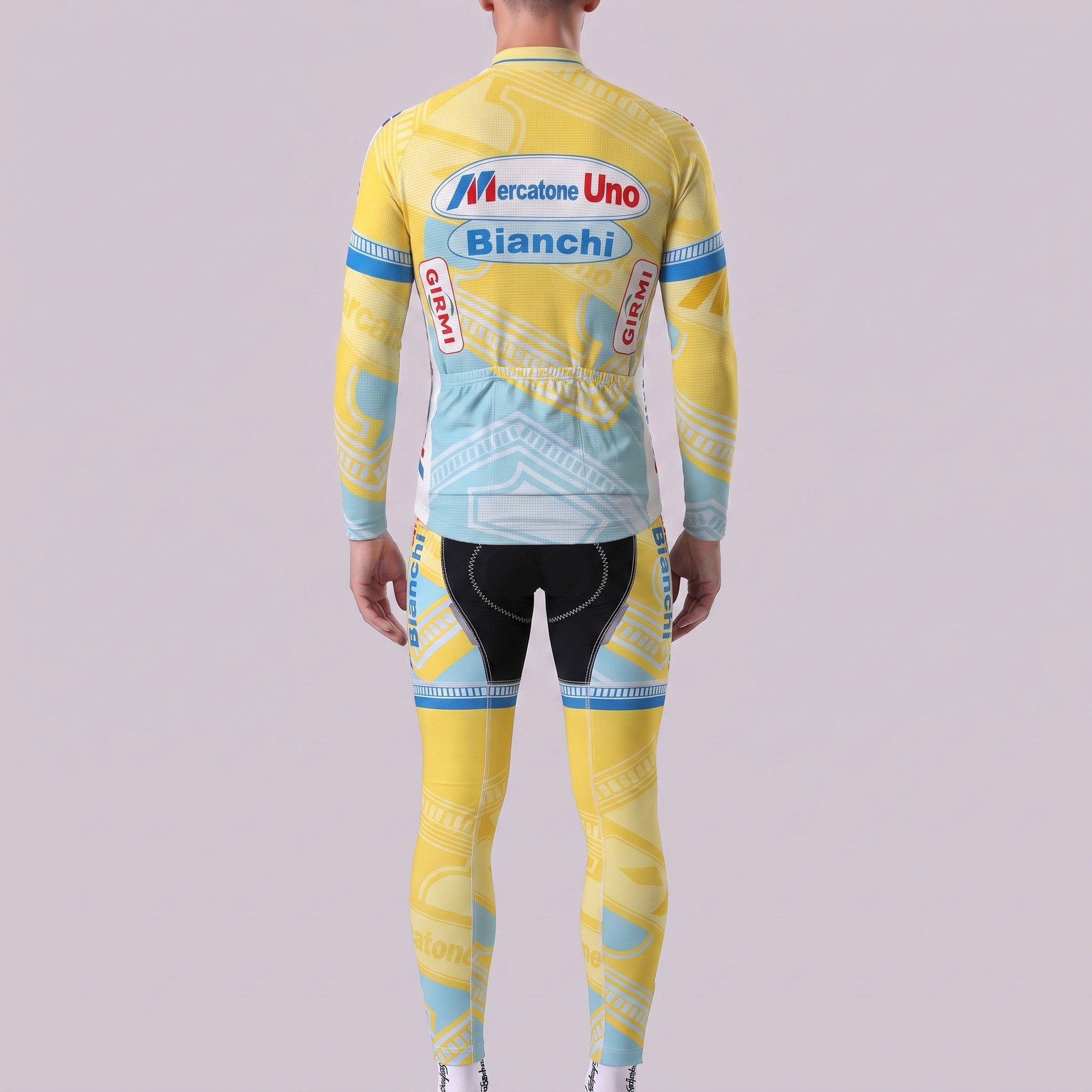 1997 Bianchi Fleece Long Sleeves Cycling Kits