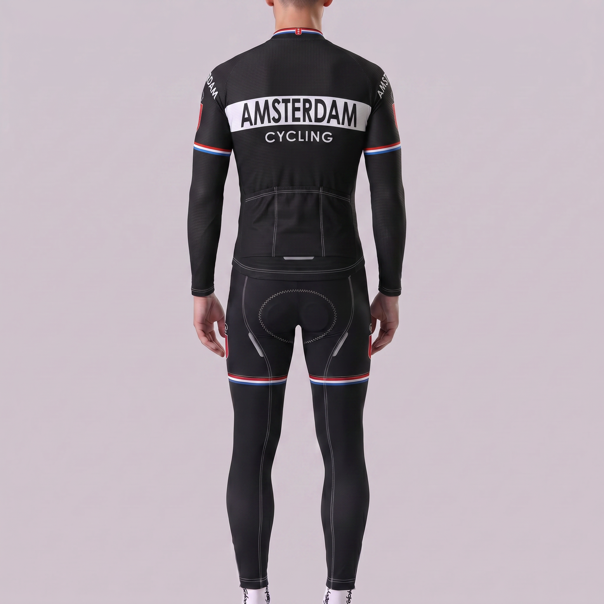 1970 AMSTERDAM Fleece Long Sleeves Cycling Kits