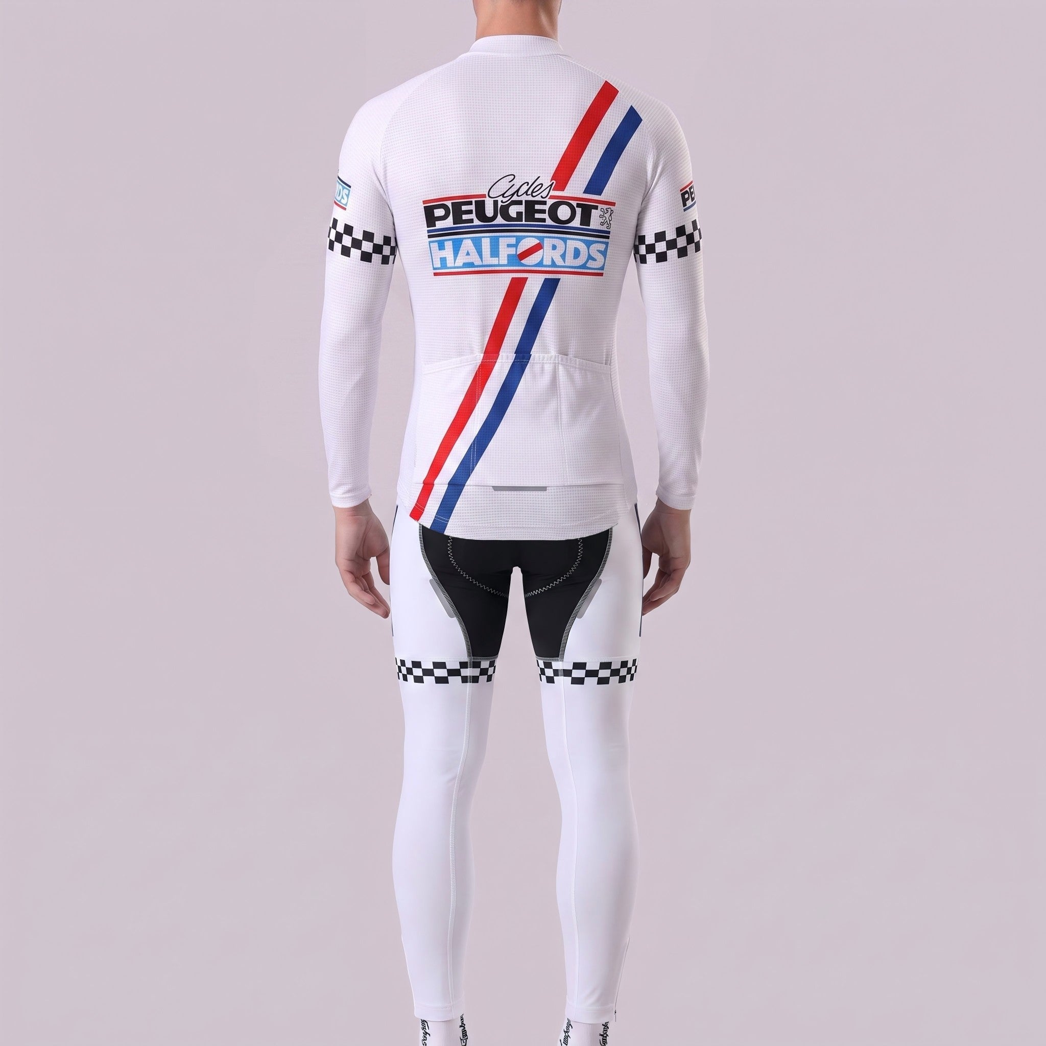 1988 Peugeot Fleece Long Sleeves Cycling Kits