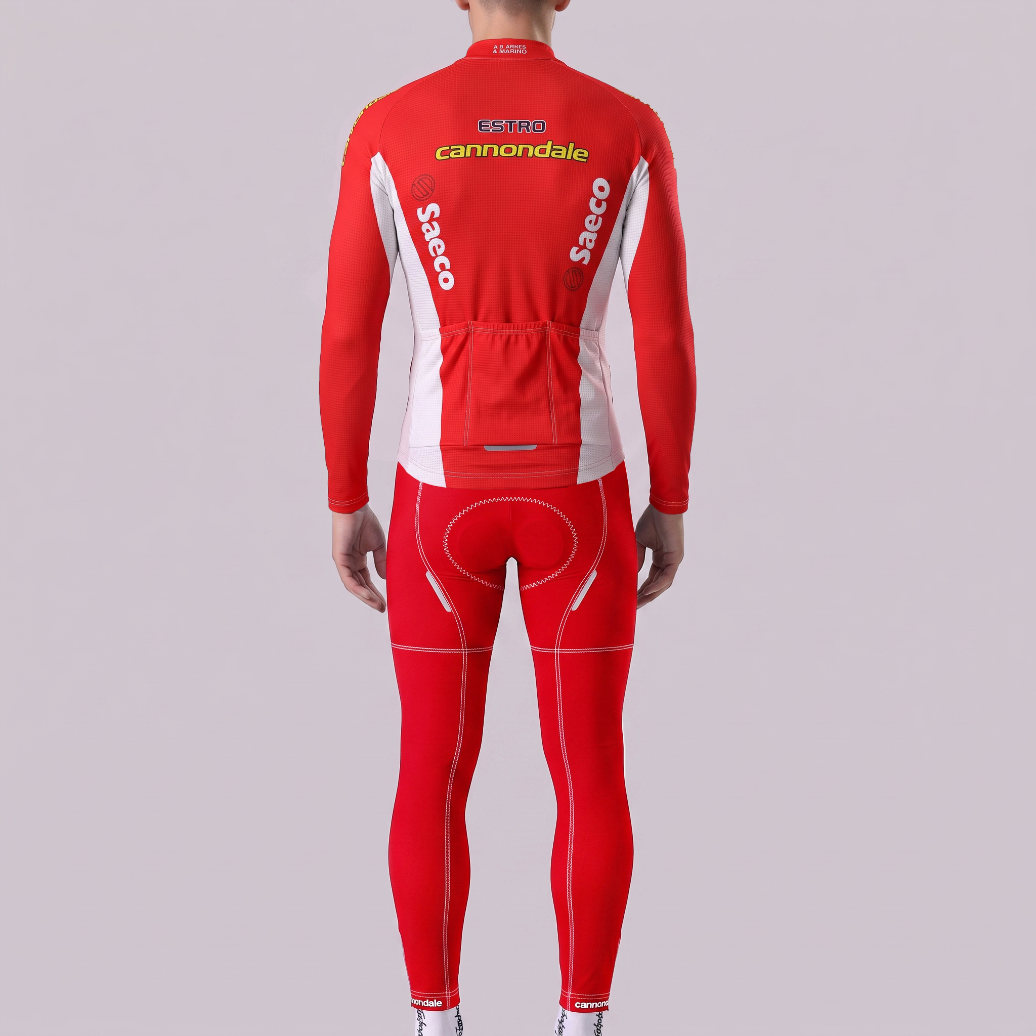 1997 Saeco Fleece Long Sleeves Cycling Kits
