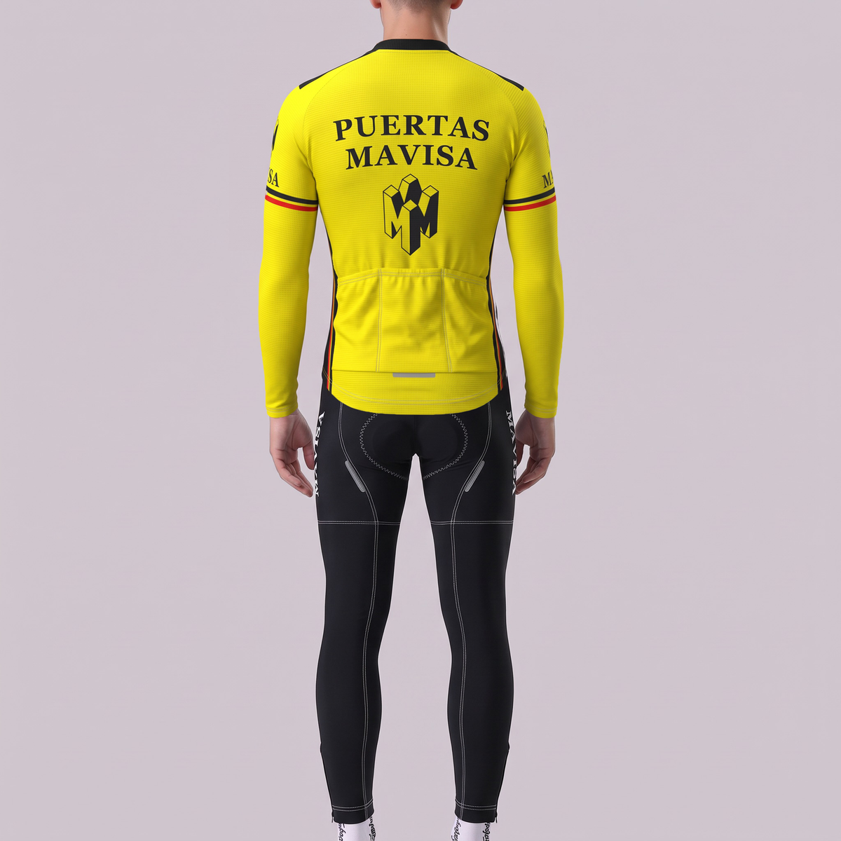 1991 Puertas Fleece Long Sleeves Cycling Kits