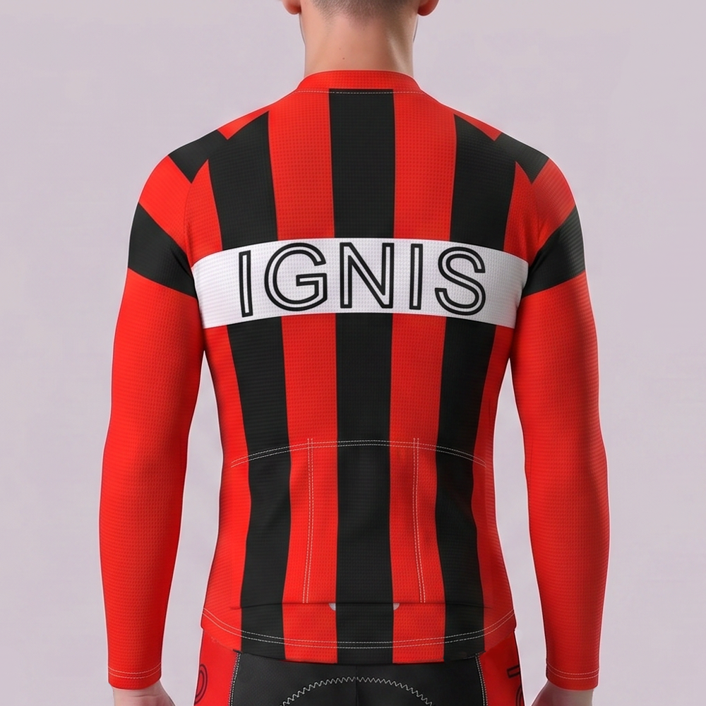 1956 Ignis Fleece Long Cycling Jersey