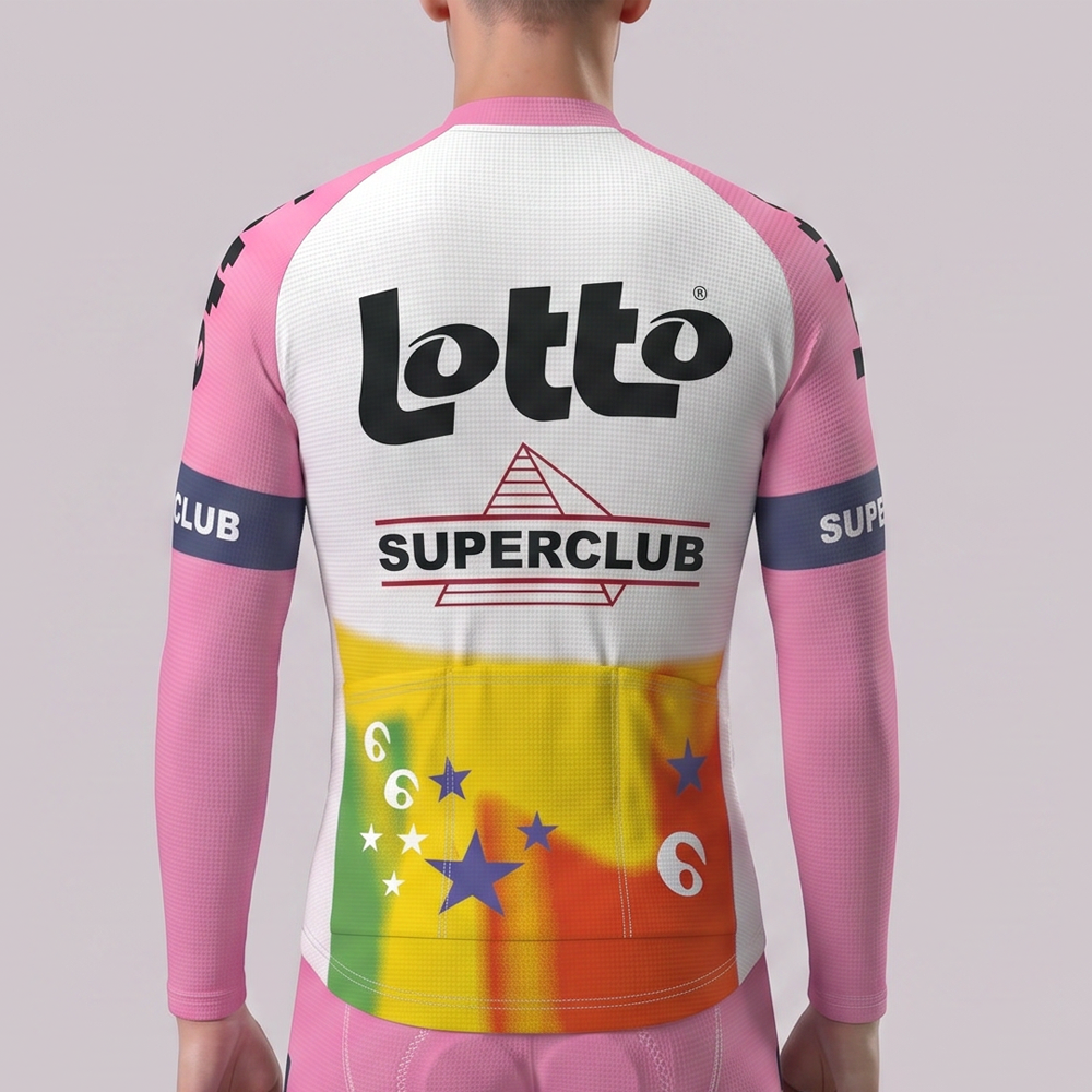 1990 Lotto Fleece Long Cycling Jersey