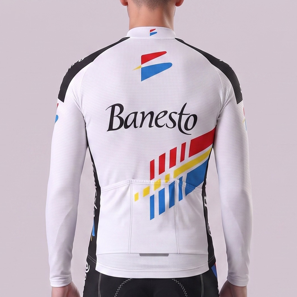 1990 Banesto Fleece Long Cycling Jersey