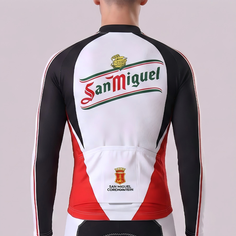 1990 San Miguel Fleece Long Cycling Jersey