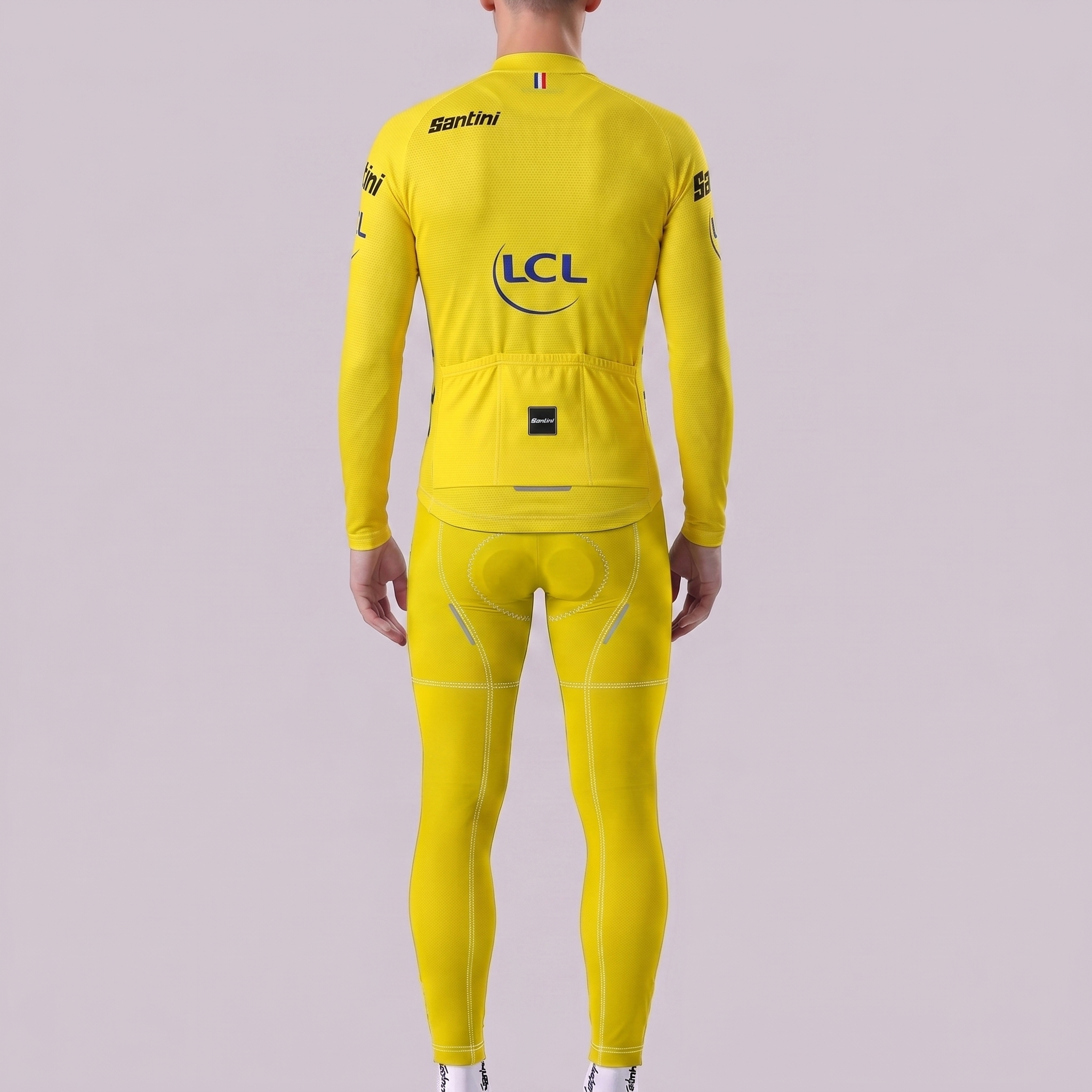Tour de France Yellow Long Sleeves Cycling Kits