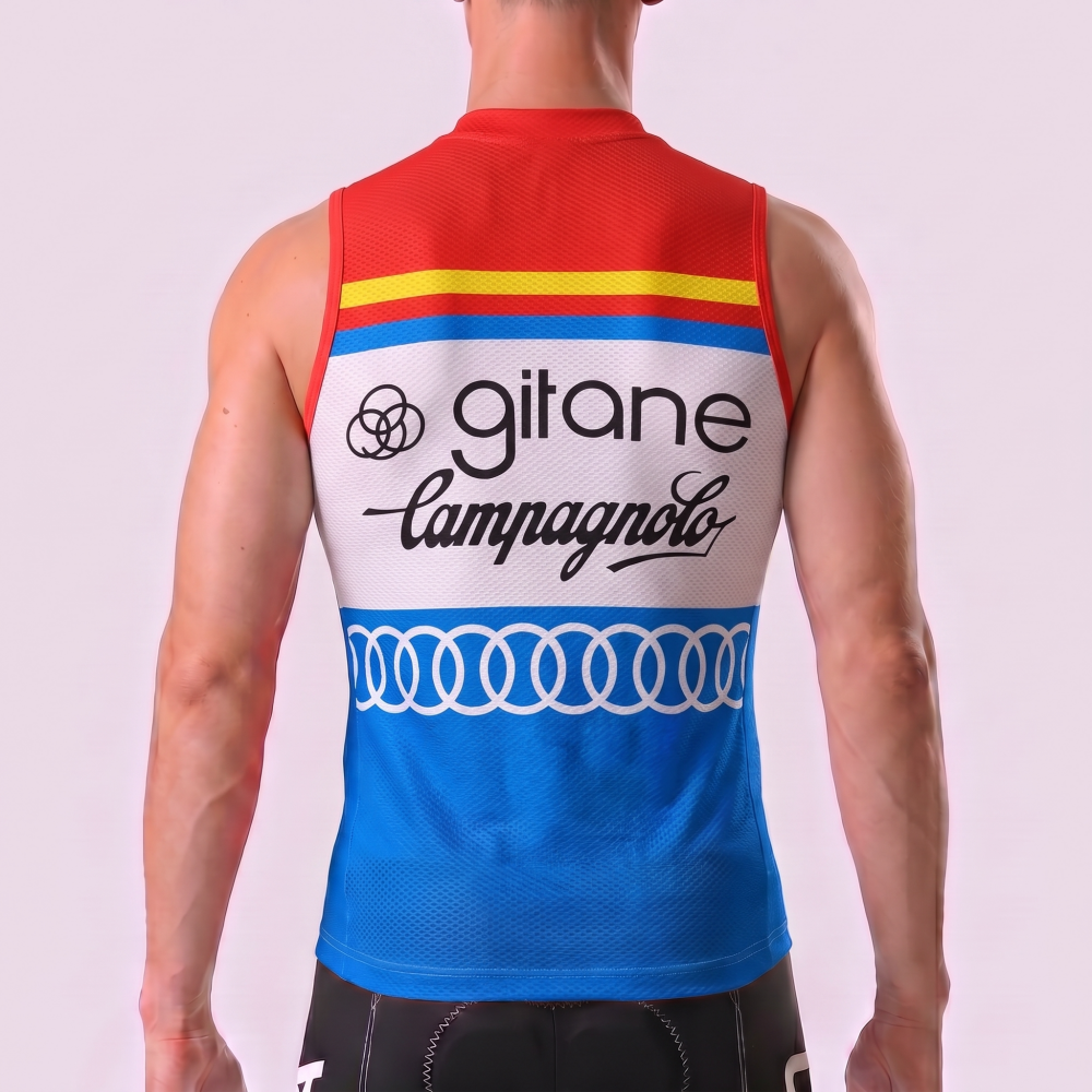 1976 Gitane Fleece Sleeveless Cycling Jersey