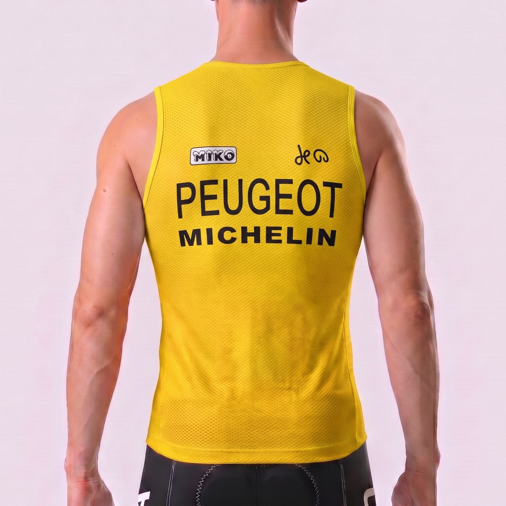 1975 Peugeot Yellow Cycling Vests