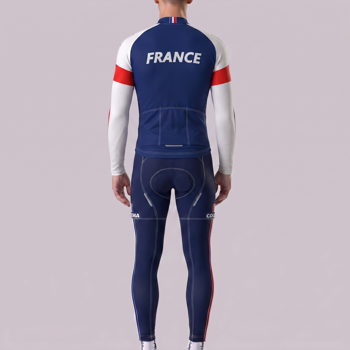 2025 France Fleece Long Sleeves Cycling Kits