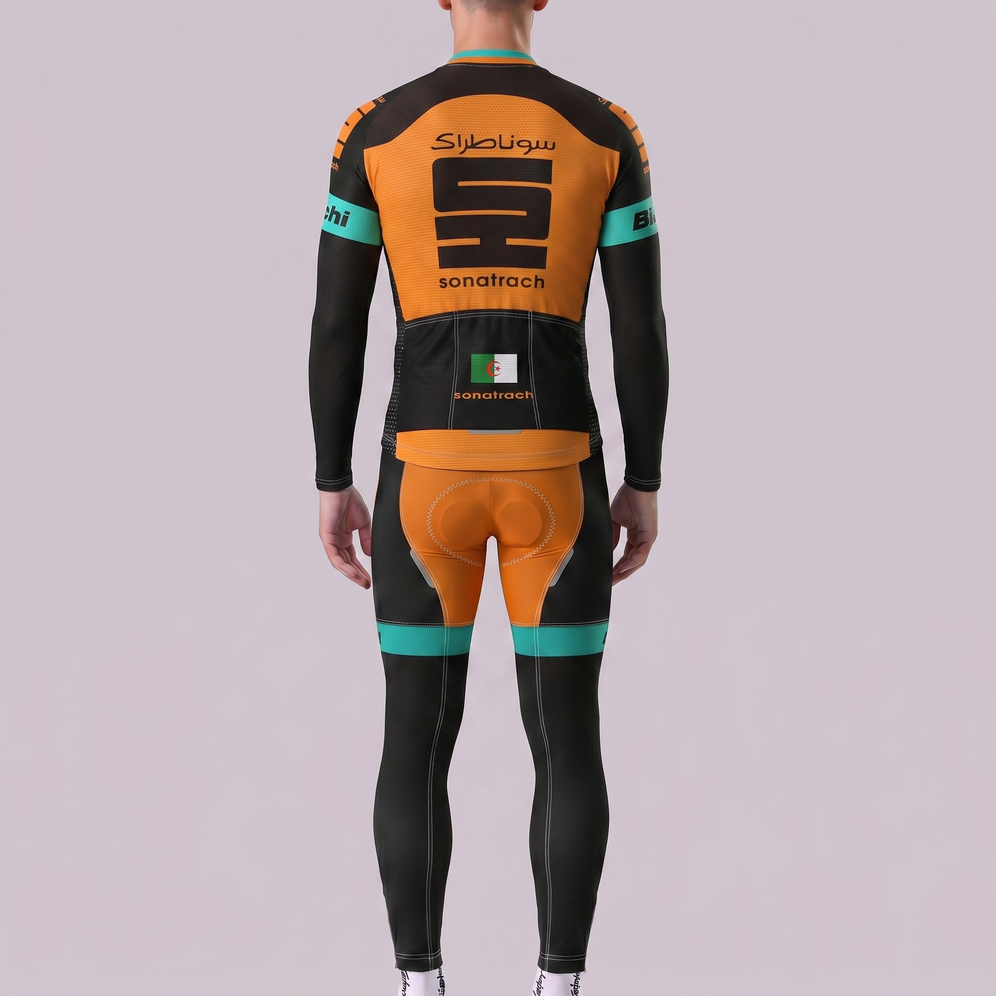 Sonatrach Bianchi Fleece Long Sleeves Cycling Kits
