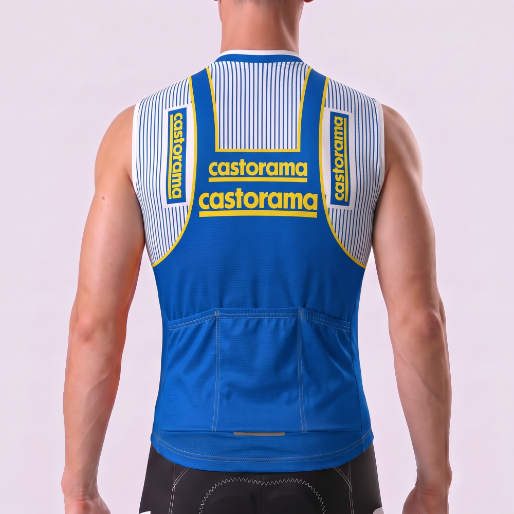 1993 Castorama Fleece Sleeveless Cycling Jersey