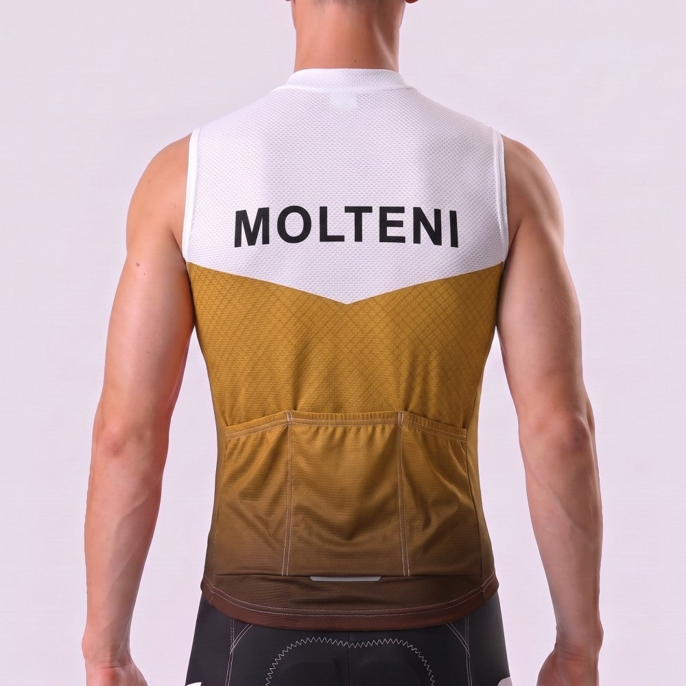1973 Molteni Fleece Sleeveless Cycling Jersey