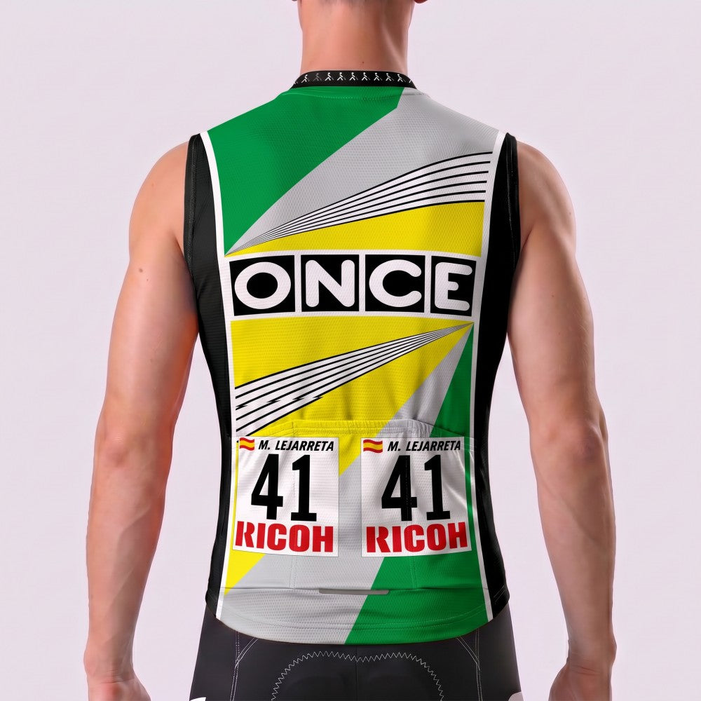 1995 ONCE Fleece Sleeveless Cycling Jersey