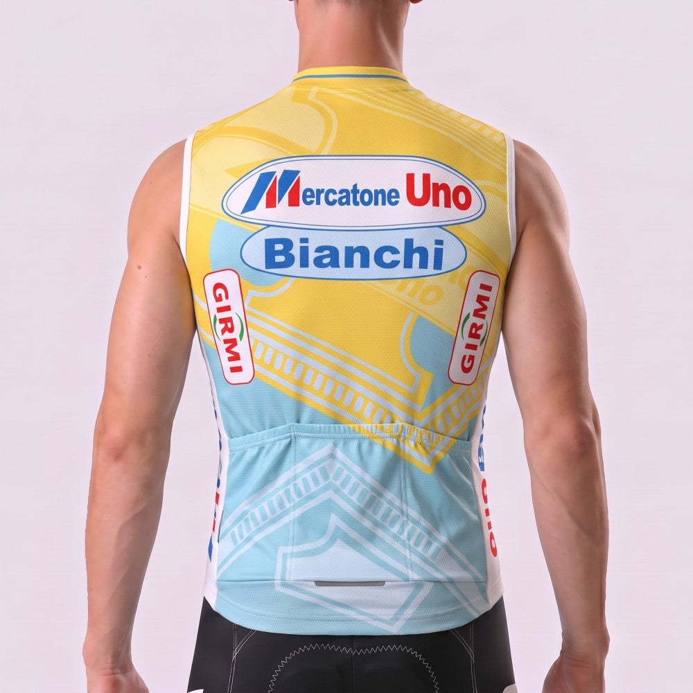 1997 Bianchi Fleece Sleeveless Cycling Jersey