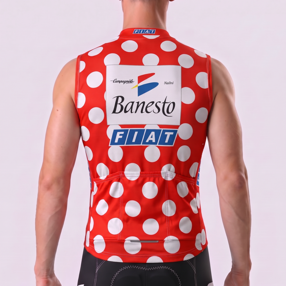 1995 Banesto Fleece Sleeveless Cycling Jersey