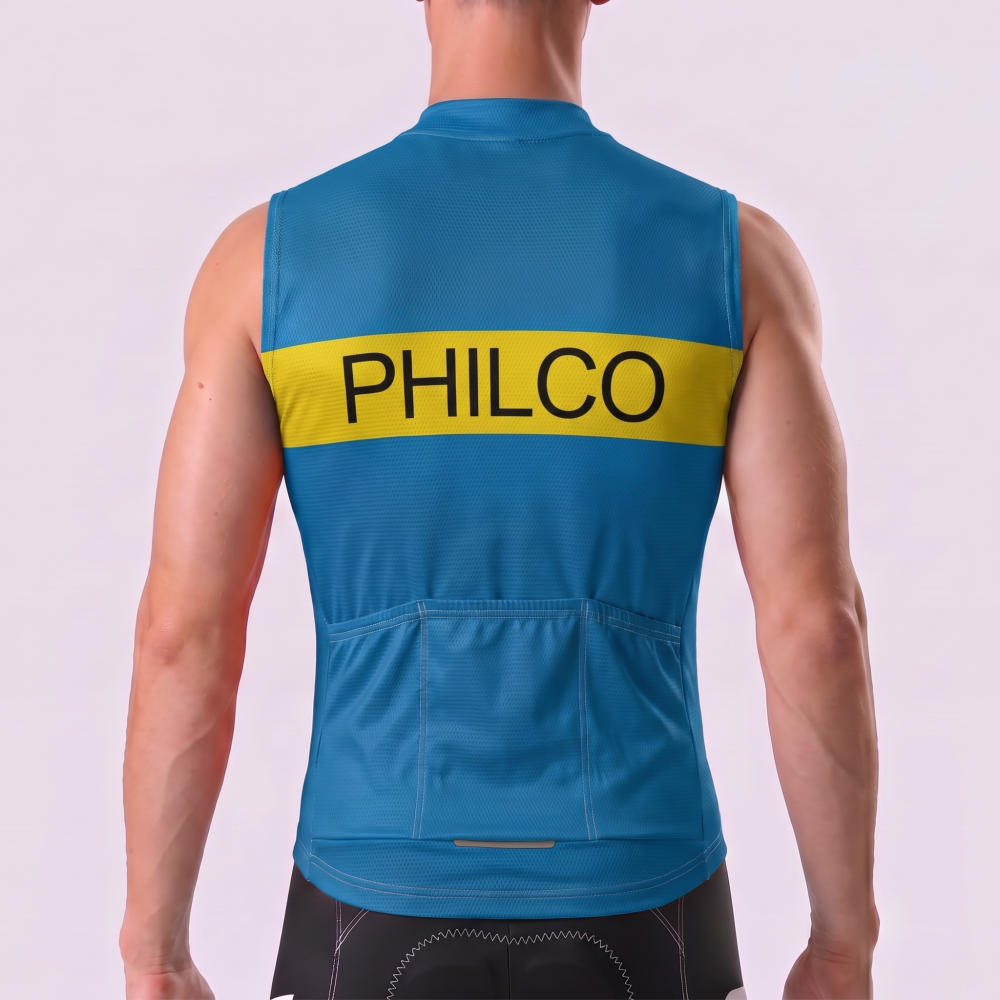 1961 Philco Fleece Sleeveless Cycling Jersey
