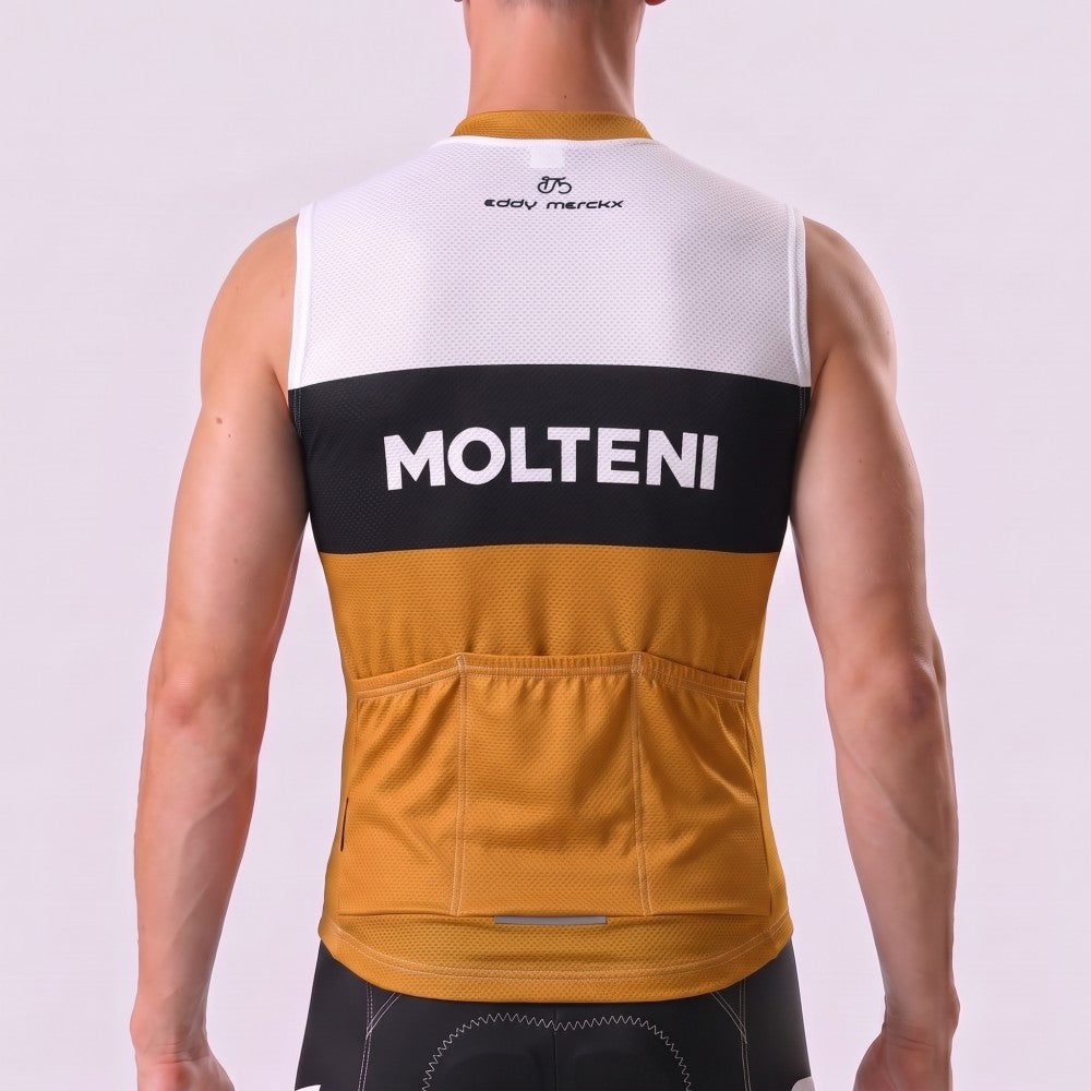 1971 Molteni Fleece Sleeveless Cycling Jersey