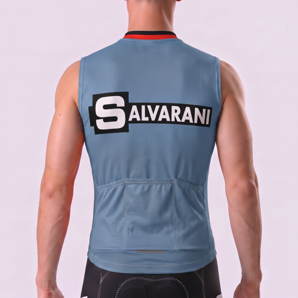 1968 Salvarani Fleece Sleeveless Cycling Jersey