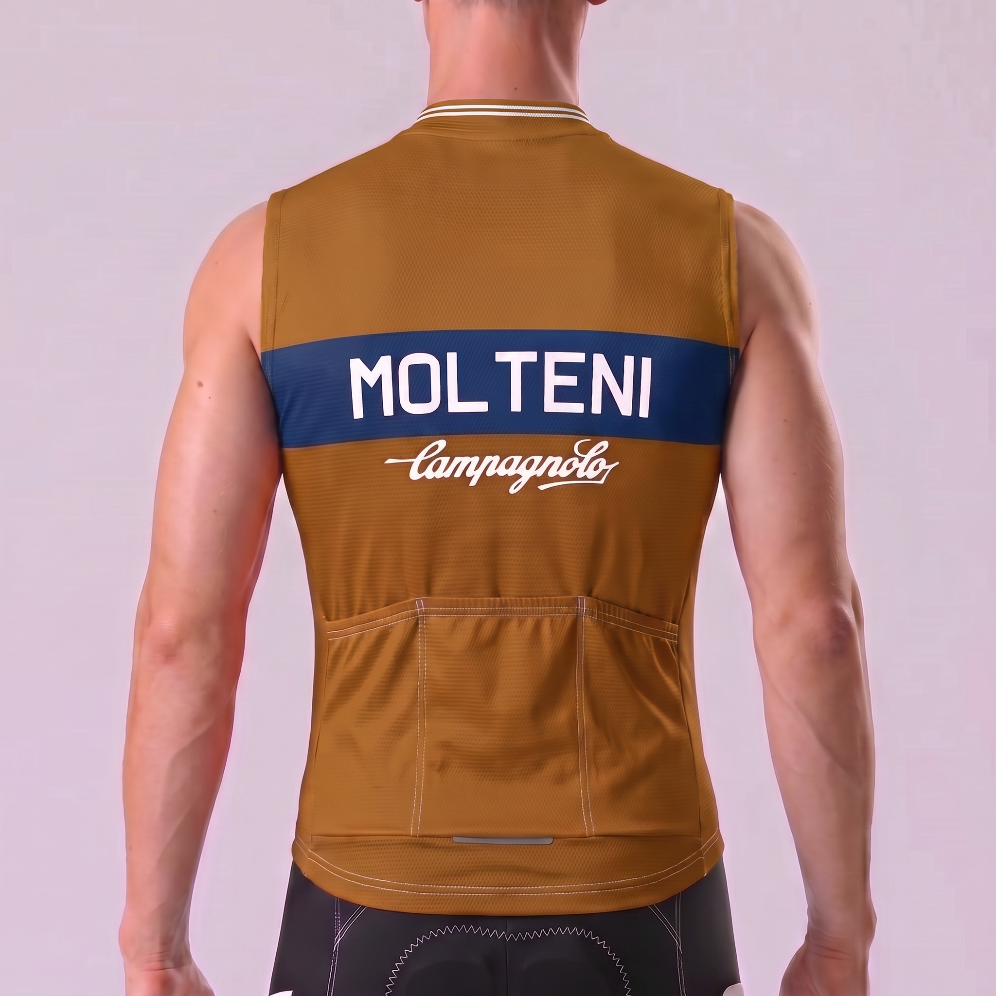 1970 Molteni Fleece Sleeveless Cycling Jersey