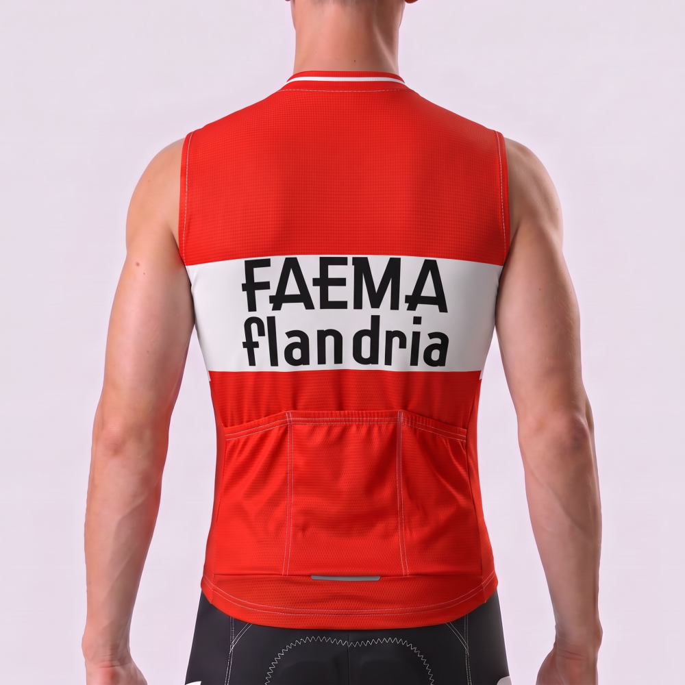 1969 Faema Fleece Sleeveless Cycling Jersey