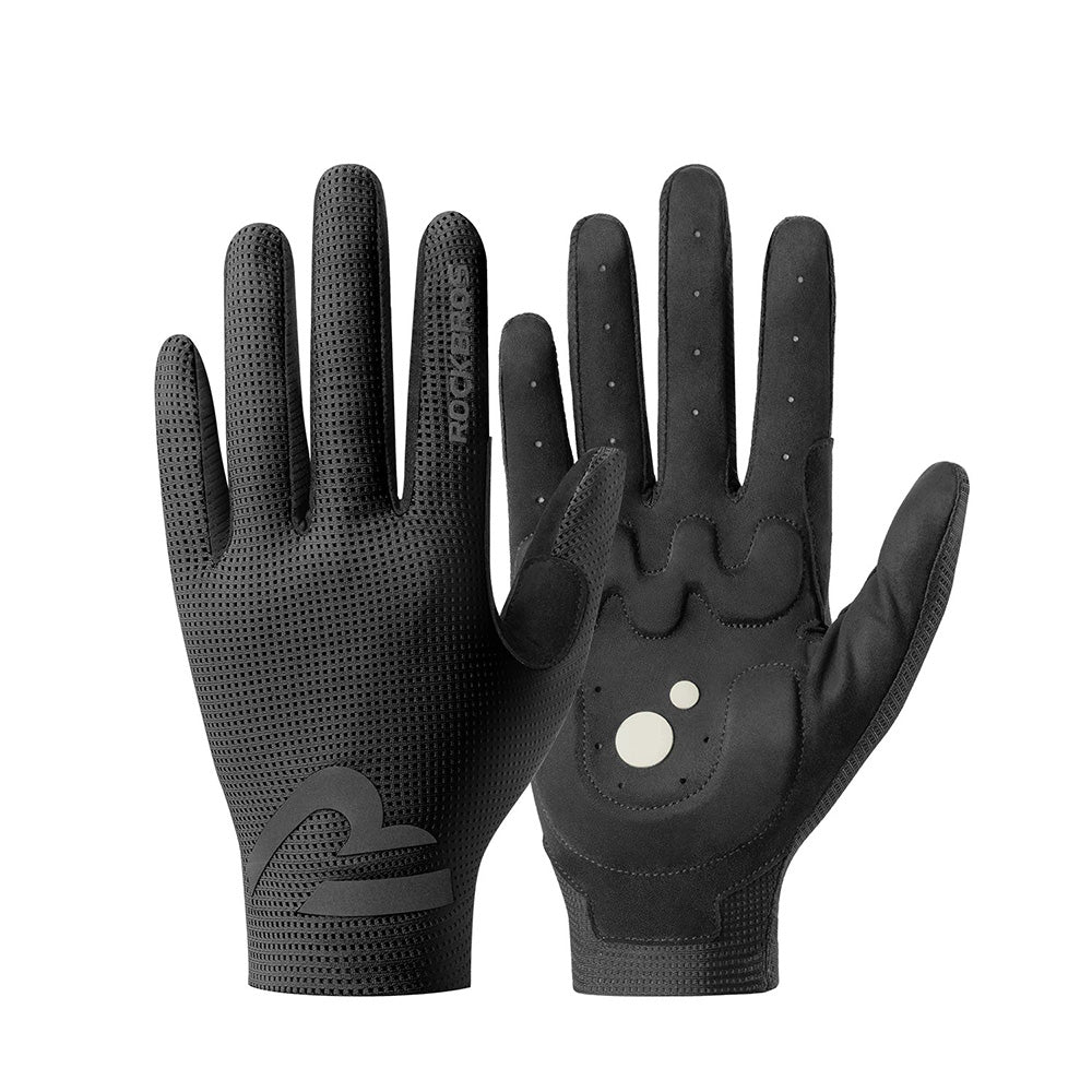 Anti-Vibration Perforated Mesh Bicycle Gloves