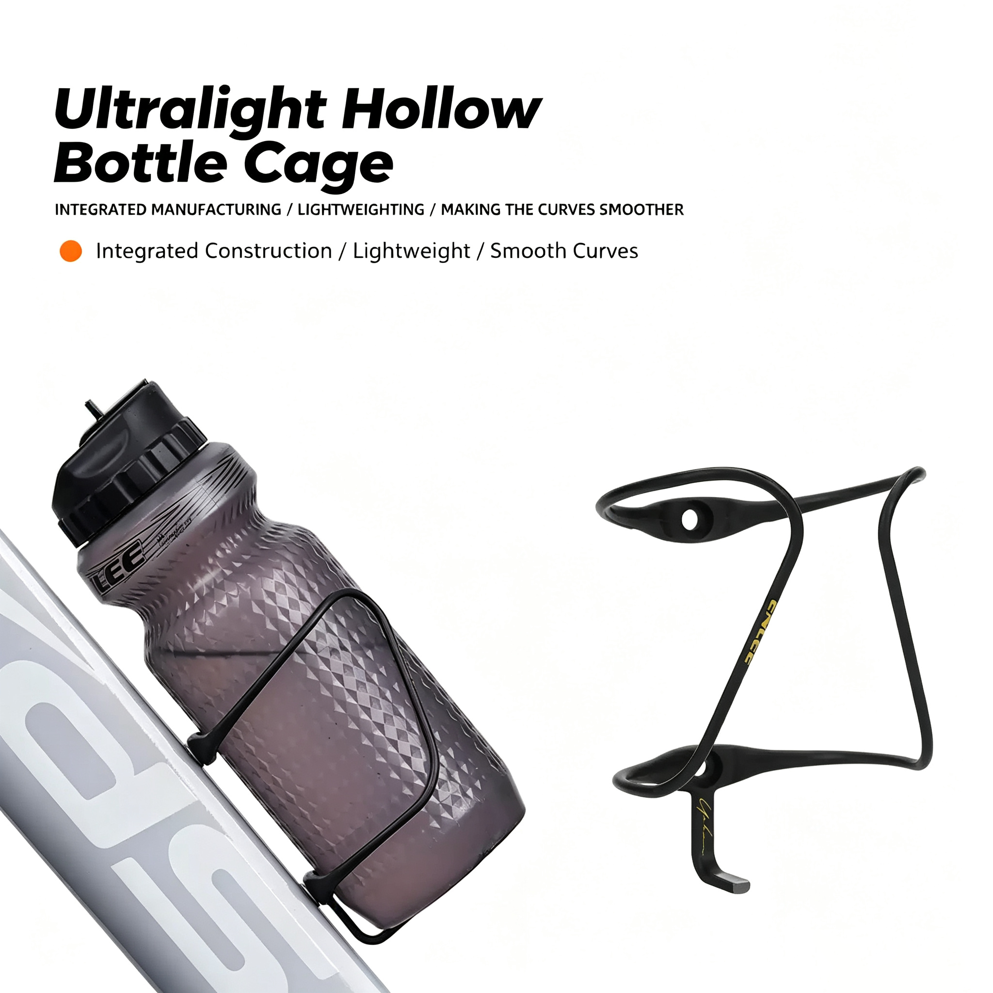 ENLEE Ultralight Hollow Carbon Bike Bottle Cage