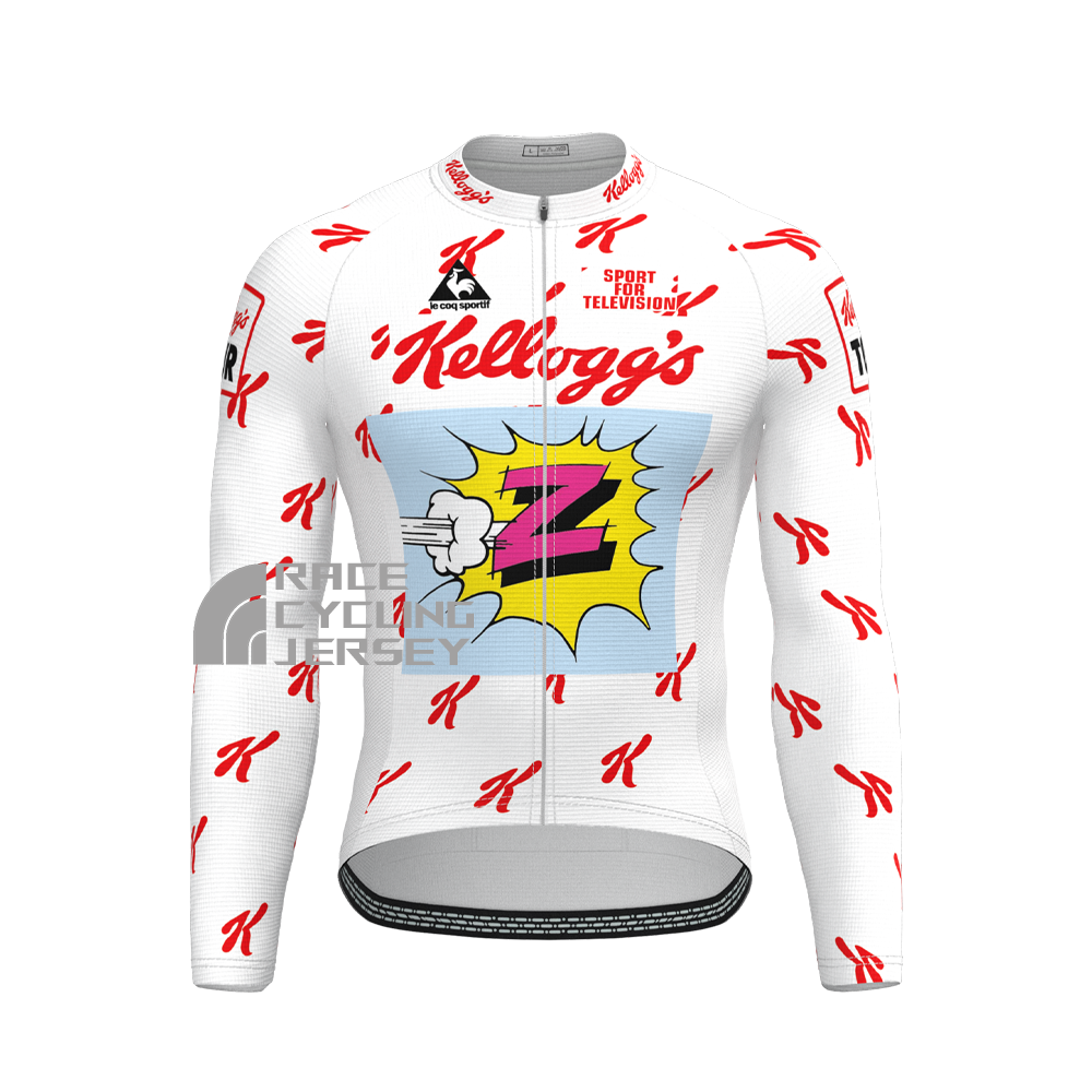1990 Kellogg's Long Sleeves Cycling Kits