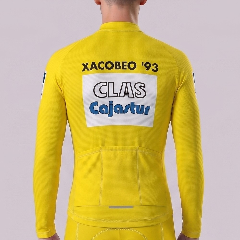 1992 CLAS Cajastur Fleece Long Cycling Jersey