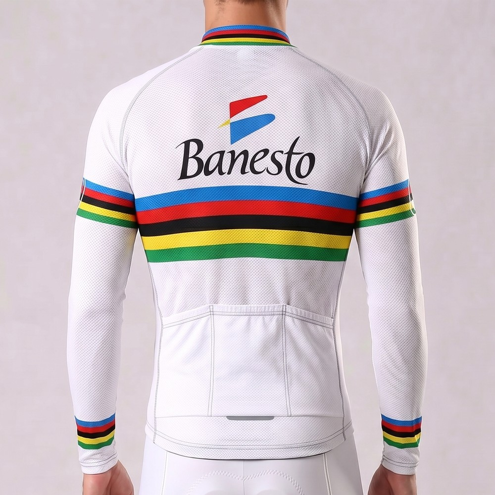 1996 Banesto UCI Fleece Long Cycling Jersey