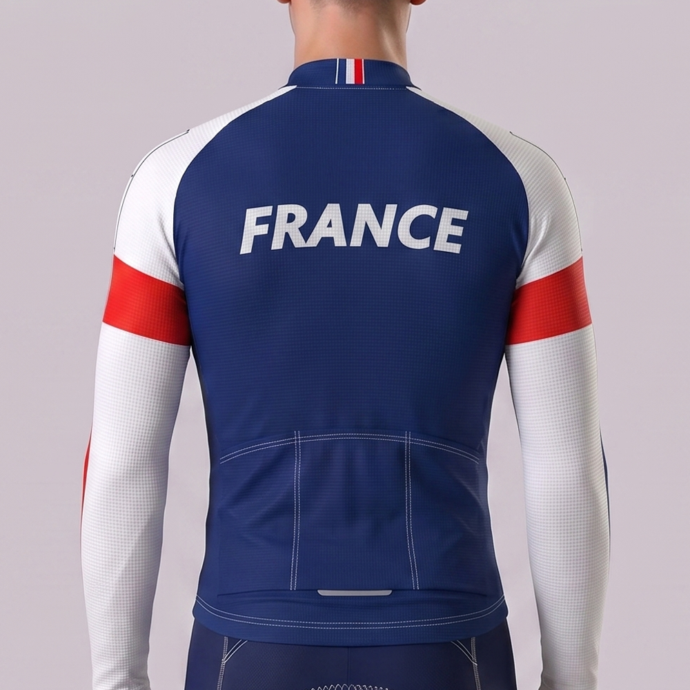 2025 France Fleece Long Cycling Jersey