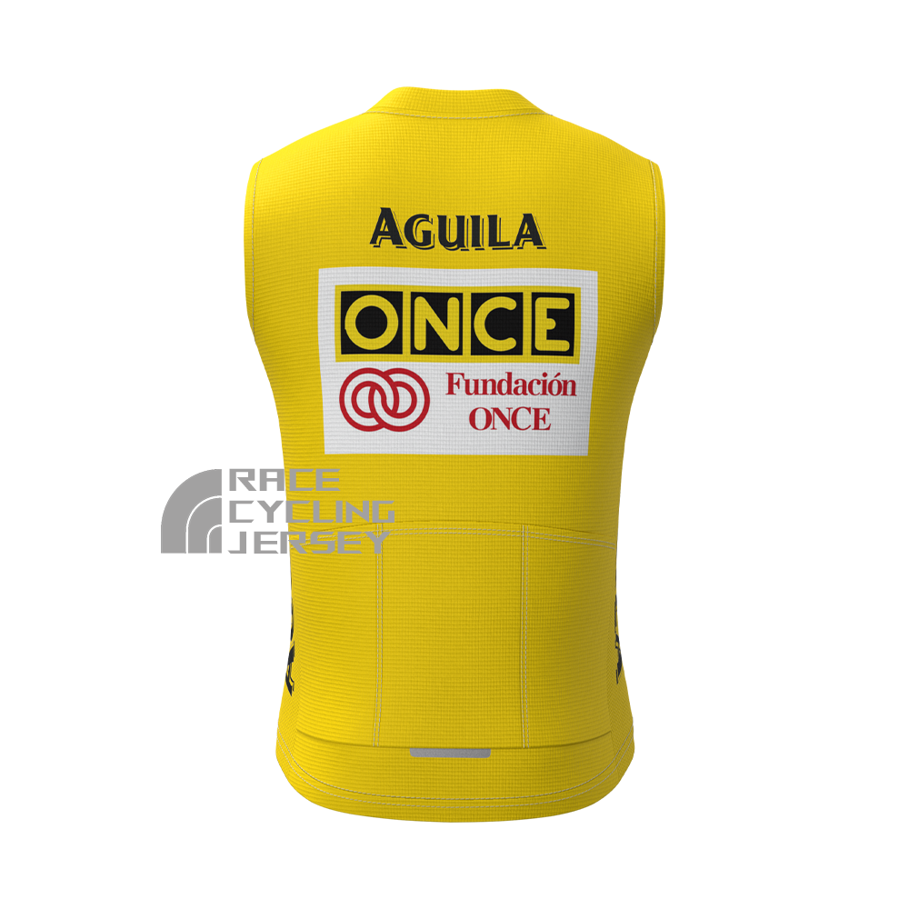 1995 Fundacion Fleece Sleeveless Cycling Jersey