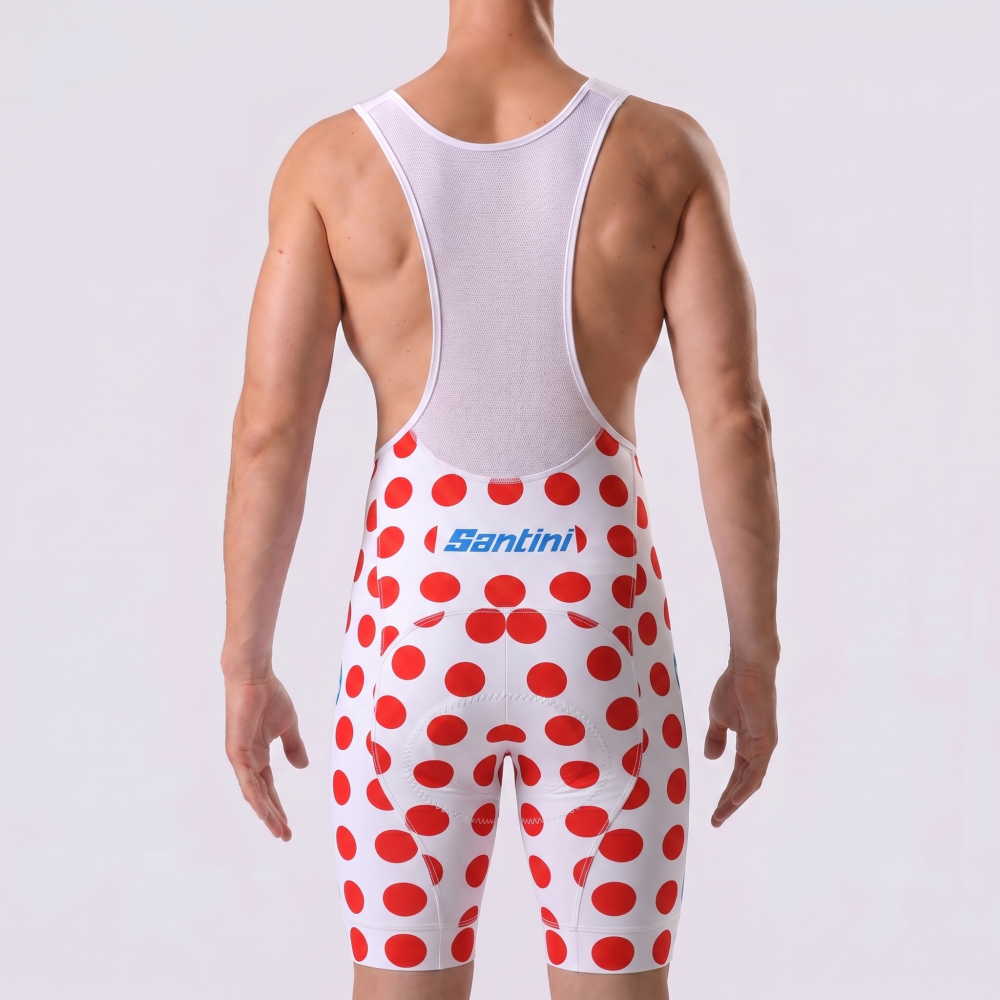 Tour de France Red dot Bib Cycling Shorts
