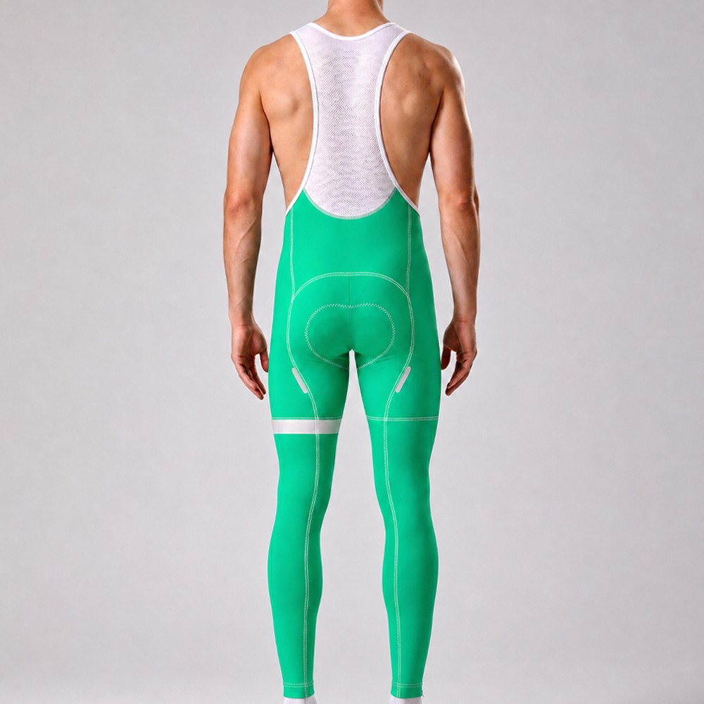 Fluorescent Green Bib Cycling Pants