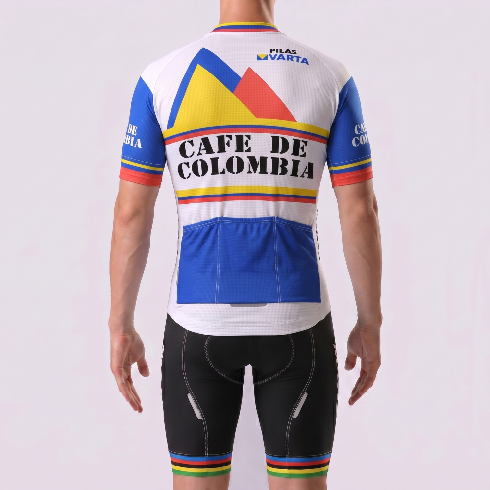 Colombia Short Sleeves Cycling Kits