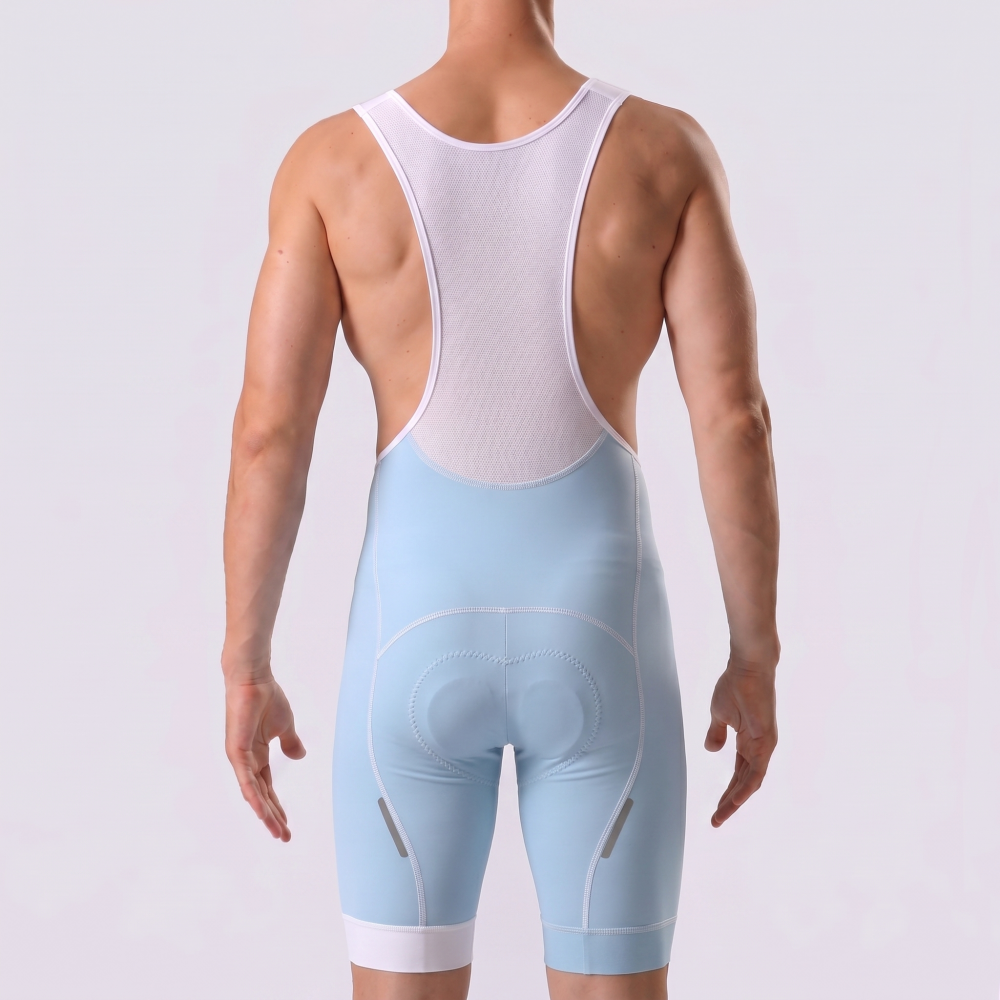 Baby Blue Bib Cycling Shorts
