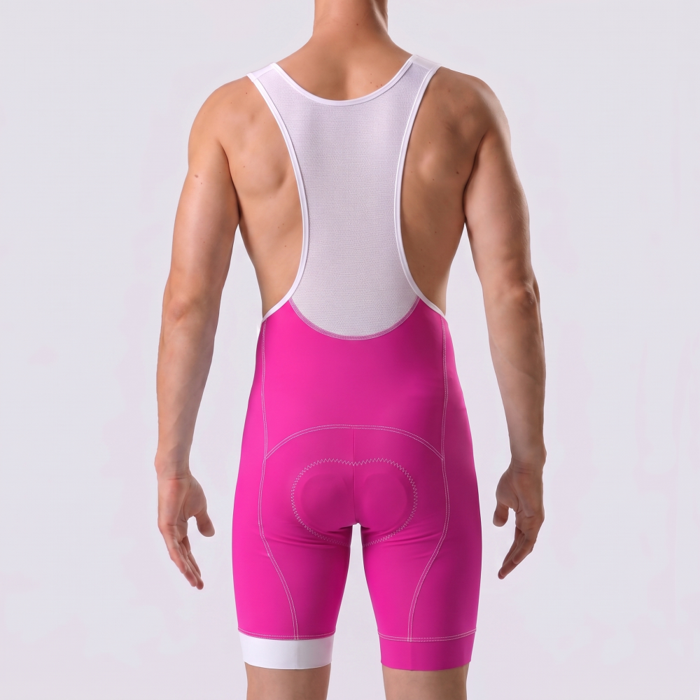 Rose Red Bib Cycling Shorts