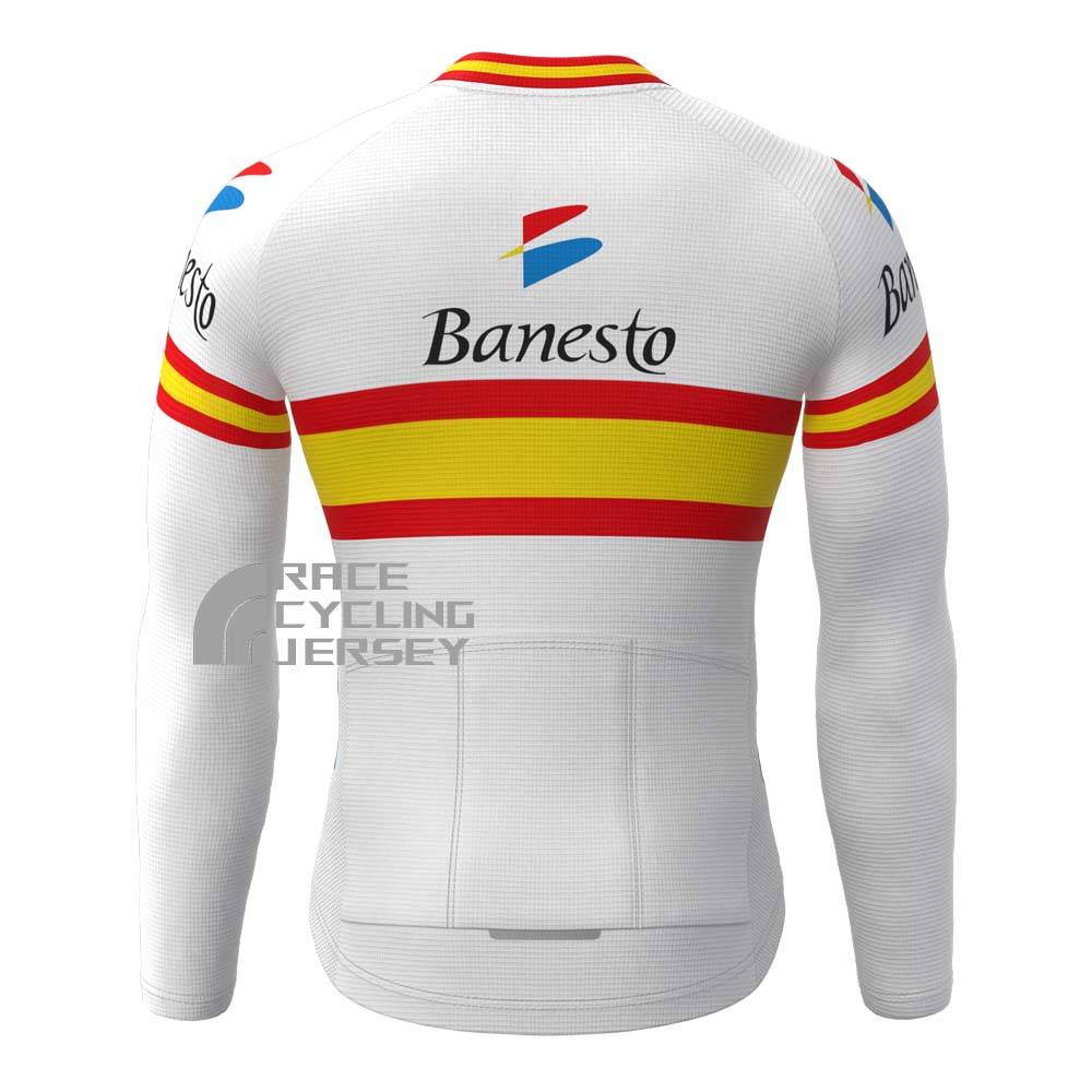 1992 Banesto Fleece Long Cycling Jersey