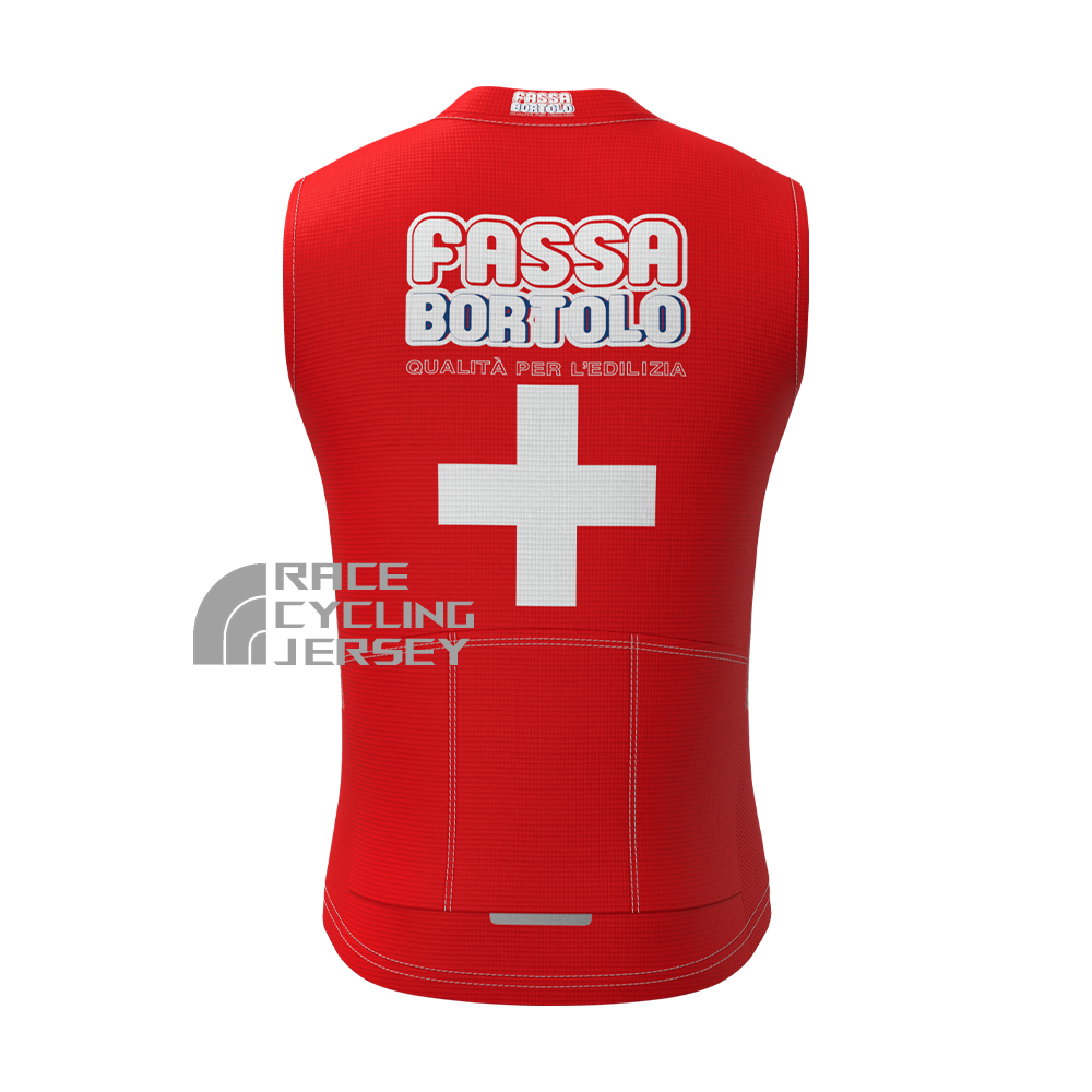 2000 Fassa Fleece Sleeveless Cycling Jersey