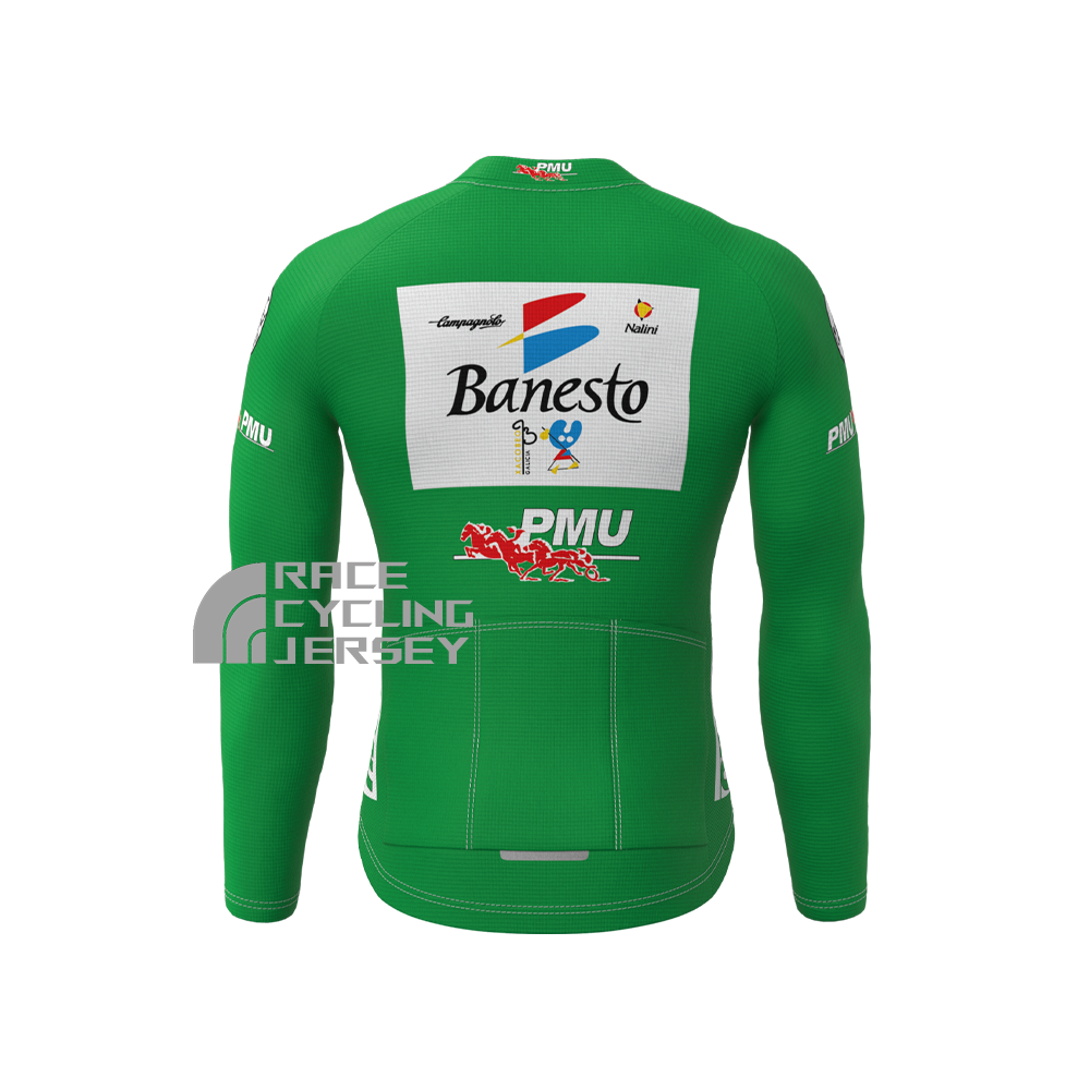 2000 Banesto Fleece Long Cycling Jersey