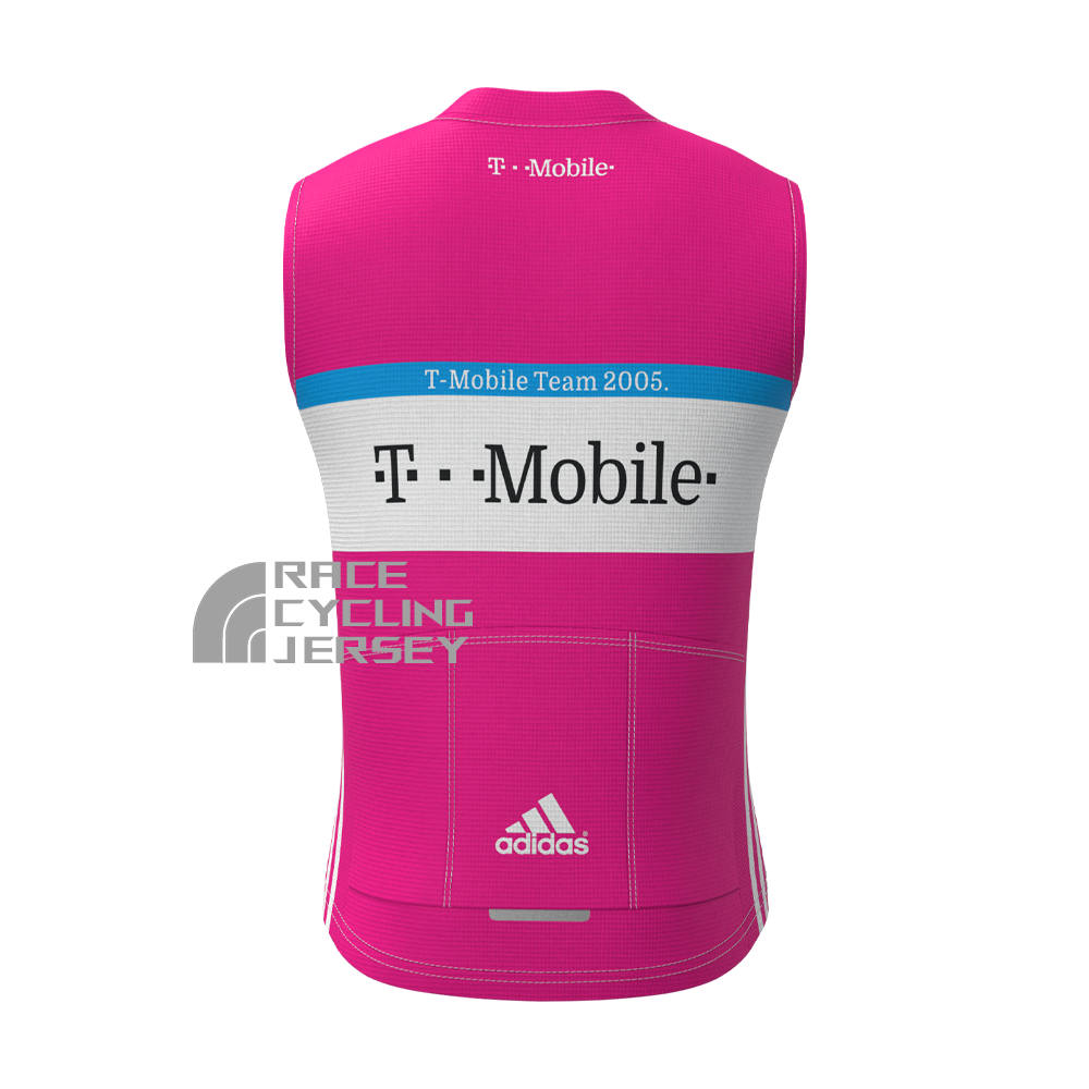 2005 Pink Fleece Sleeveless Cycling Jersey