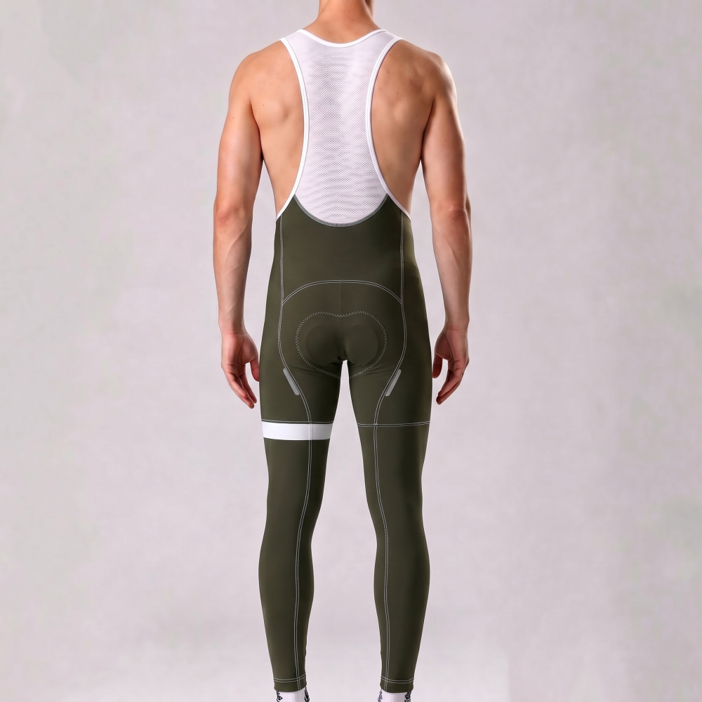 Army Green Bib Cycling Pants