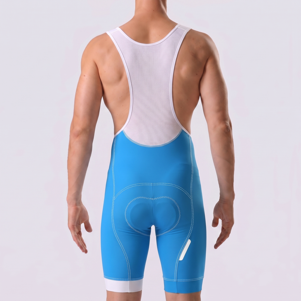 Macaron Blue Bib Cycling Shorts