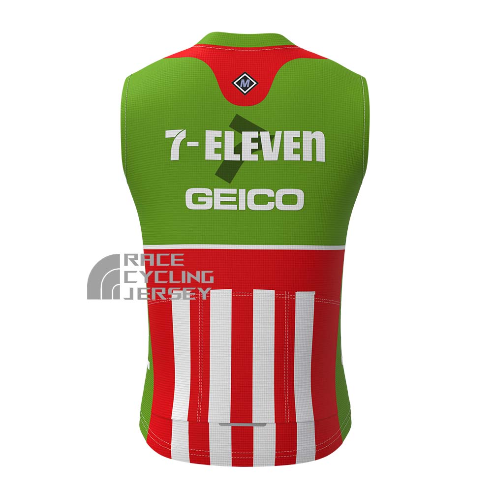 1989 7-Eleven Fleece Sleeveless Cycling Jersey