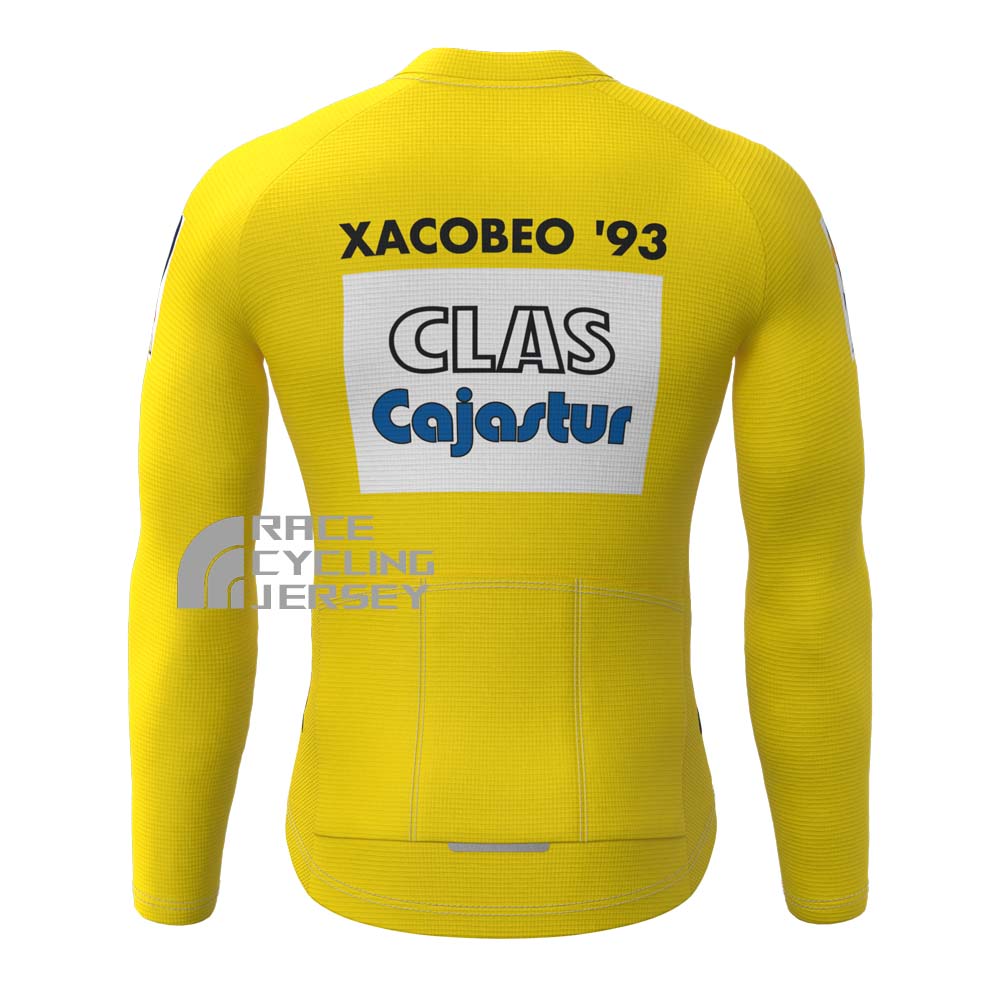 1992 CLAS Cajastur Fleece Long Cycling Jersey