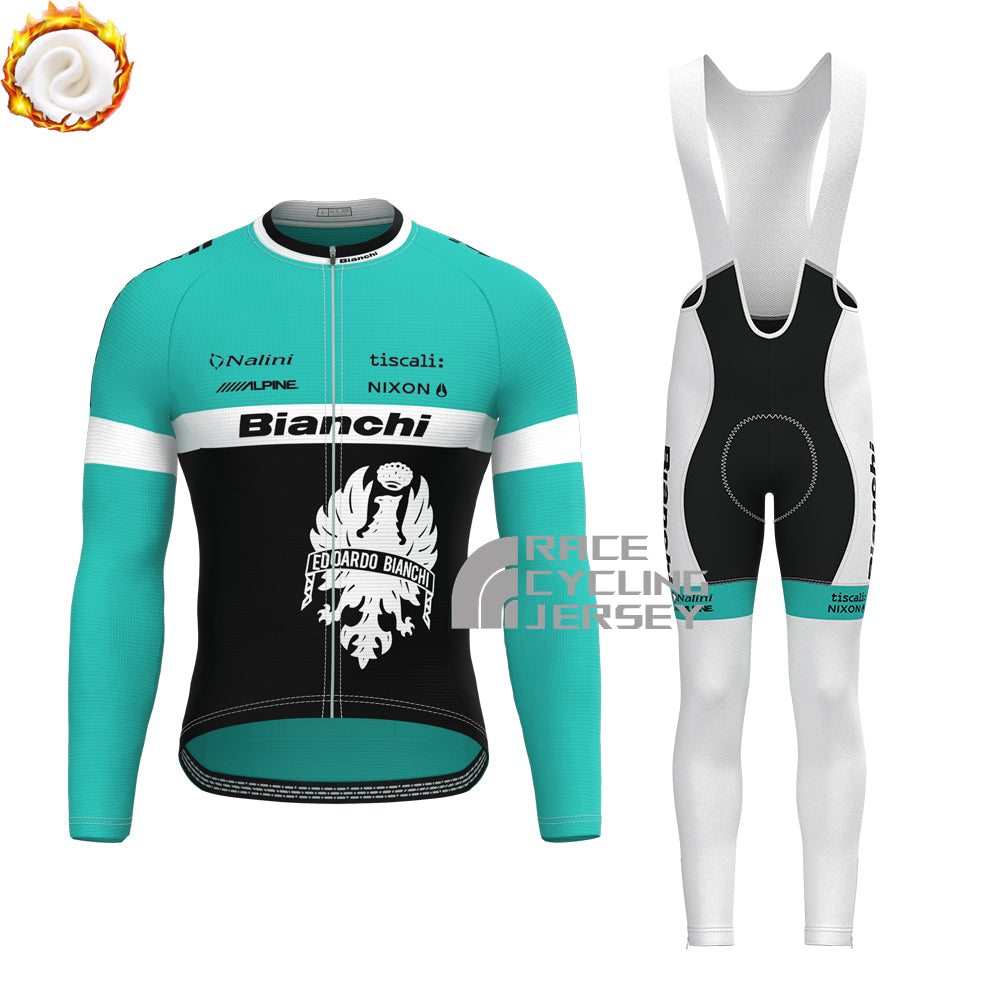 Nalini Bianchi Fleece Long Sleeves Cycling Kits