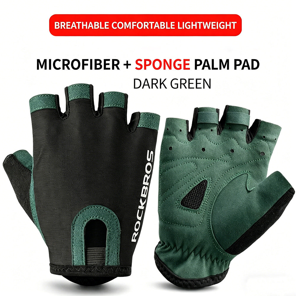 Wave Stitched Shock Absorbing Bike Mitts