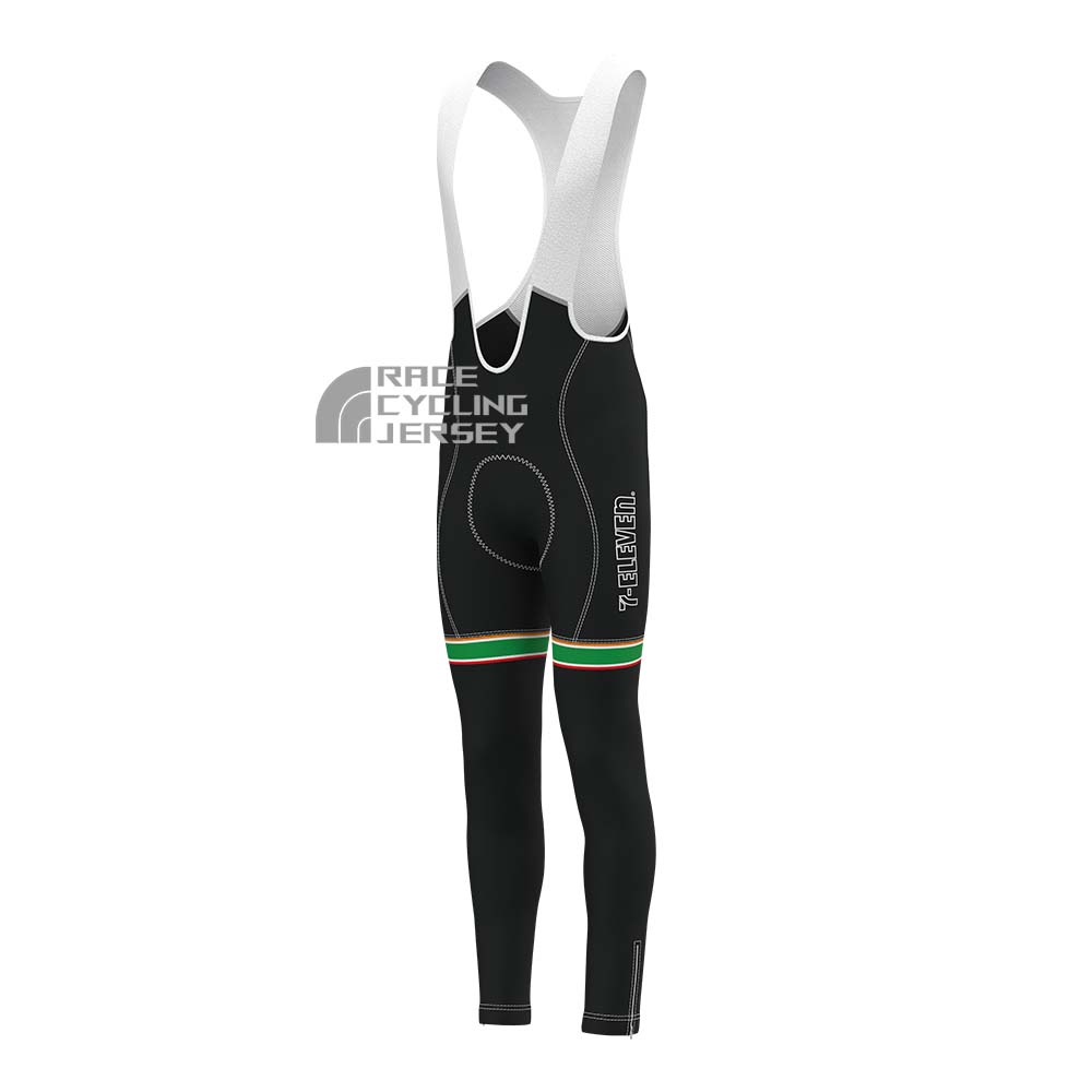2017 7-Eleven Fleece Bib Cycling Pants