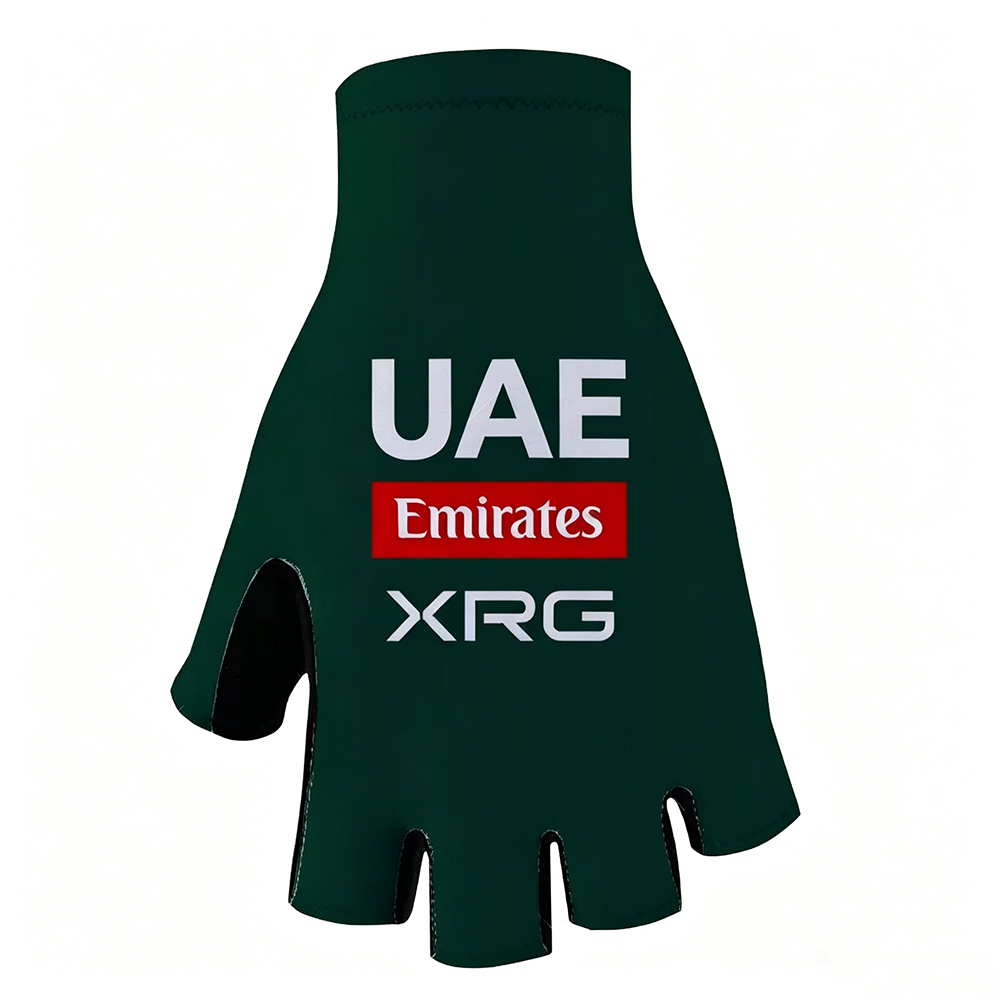 UAE Emirates XRG Pro Cycling Fingerless Gloves