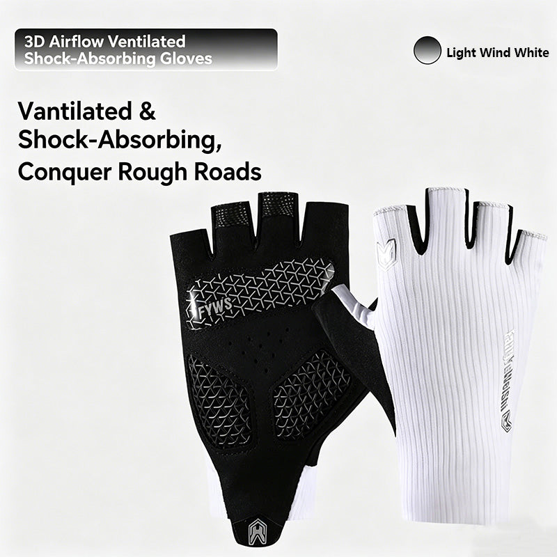 3D Ventilated Shock Absorbing Cycling Gloves